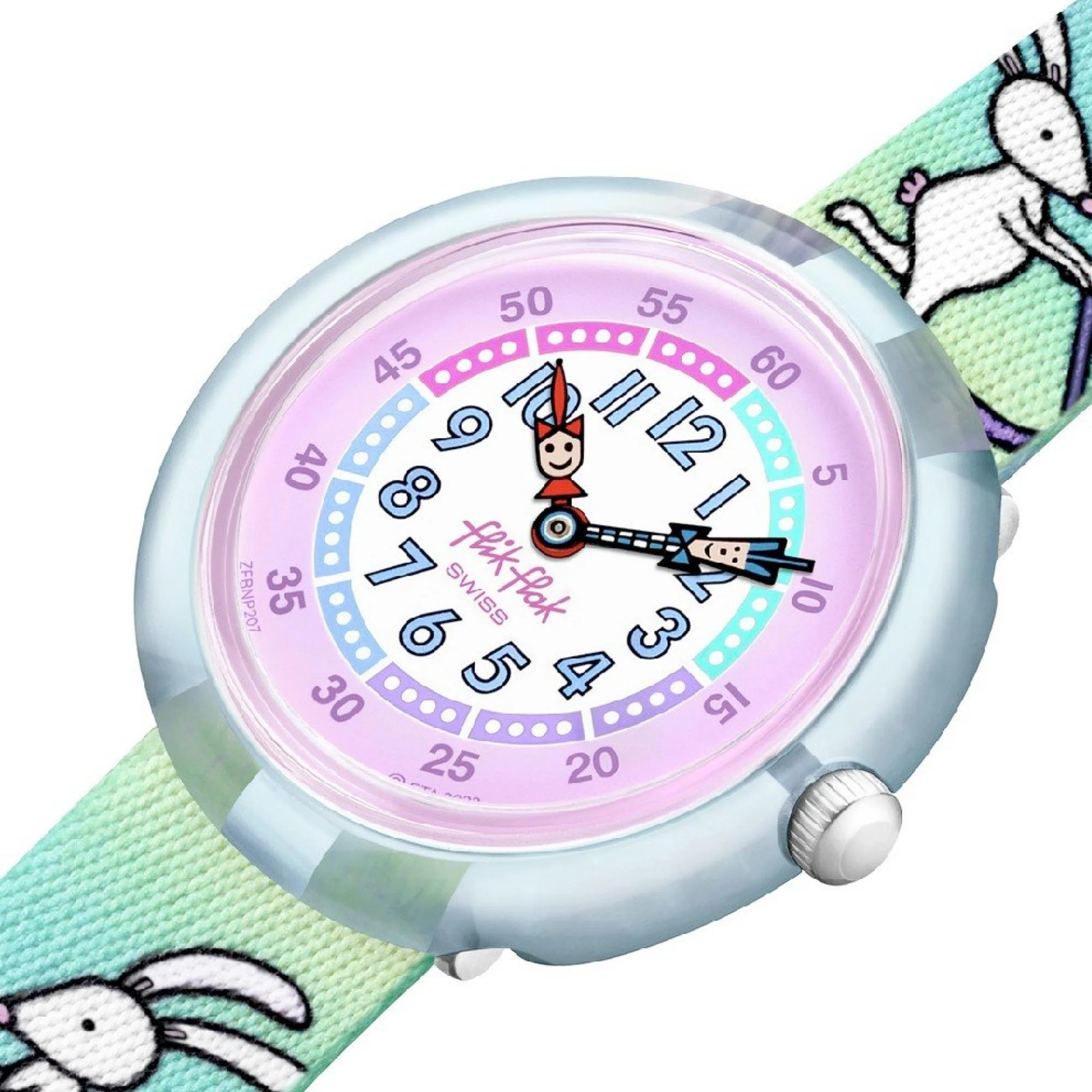 Flik Flak Girls Be Hoppy BE HOPPY! Kids Watch FBNP207 - Image 7