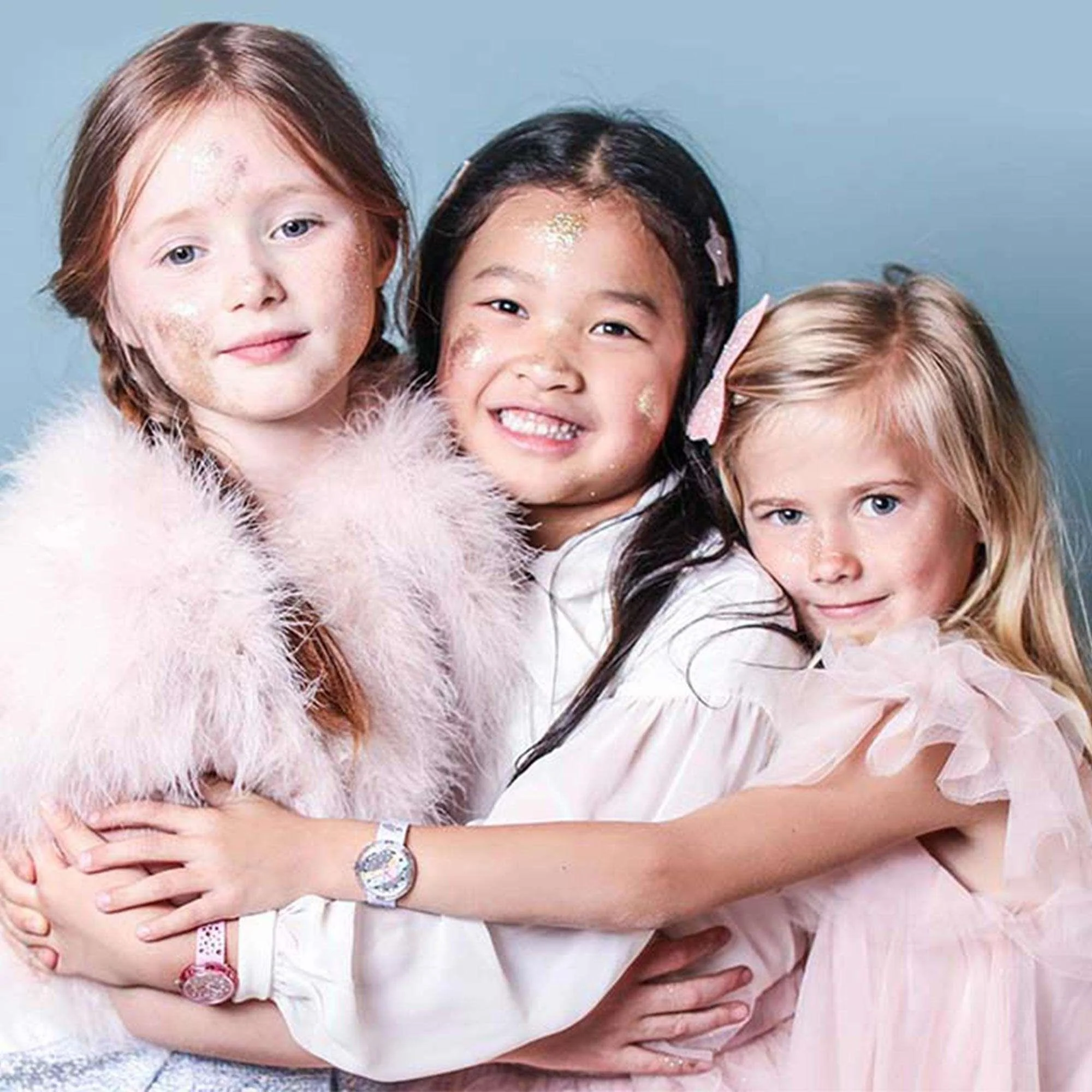 Flik Flak Shine Bright Over The Rainbow Quartz Movement Grey Dial Plastic Bracelet Kids Watch FPNP072 - Image 9