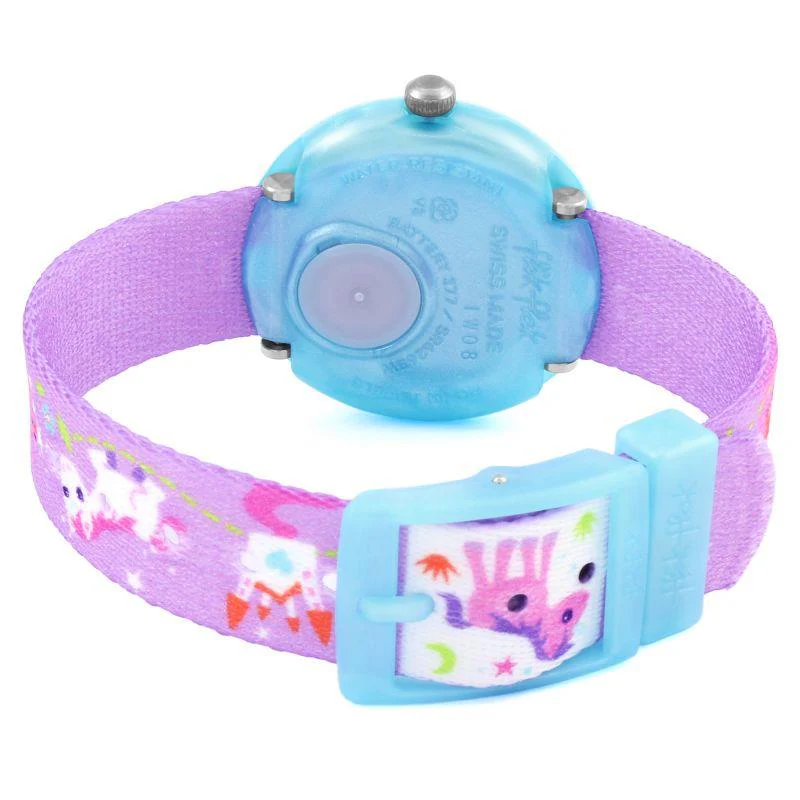 Flik Flak Magical Unicorns Quartz White Dial Purple Fabric Strap Girls Watch FBNP033 - Image 10