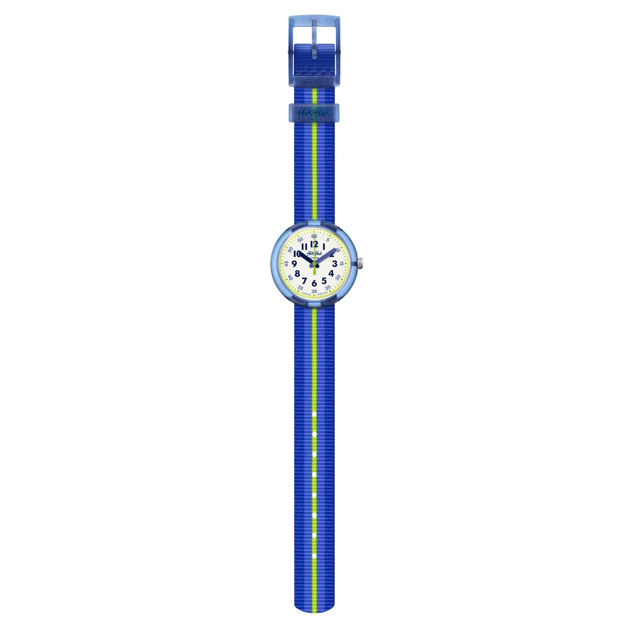 Flik Flak Quartz Blue Dial Blue Strap Boys Watch FPNP108 - Image 6