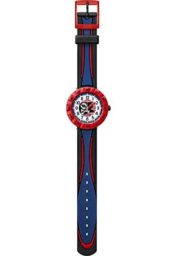 Flik Flak Strong Sailor Blue Plastic Case Black Plastic Strap Kids Watch FCSP053 - Image 4