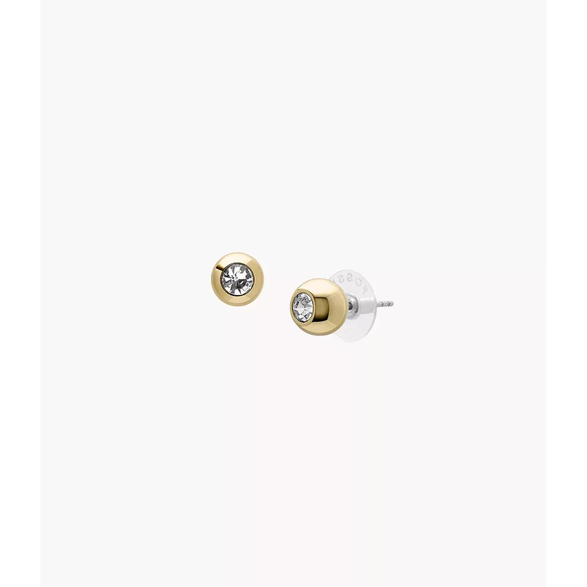 Fossil Bright Baubles Gold-Tone Brass Stud Women's Earrings JA7251710 - Image 3