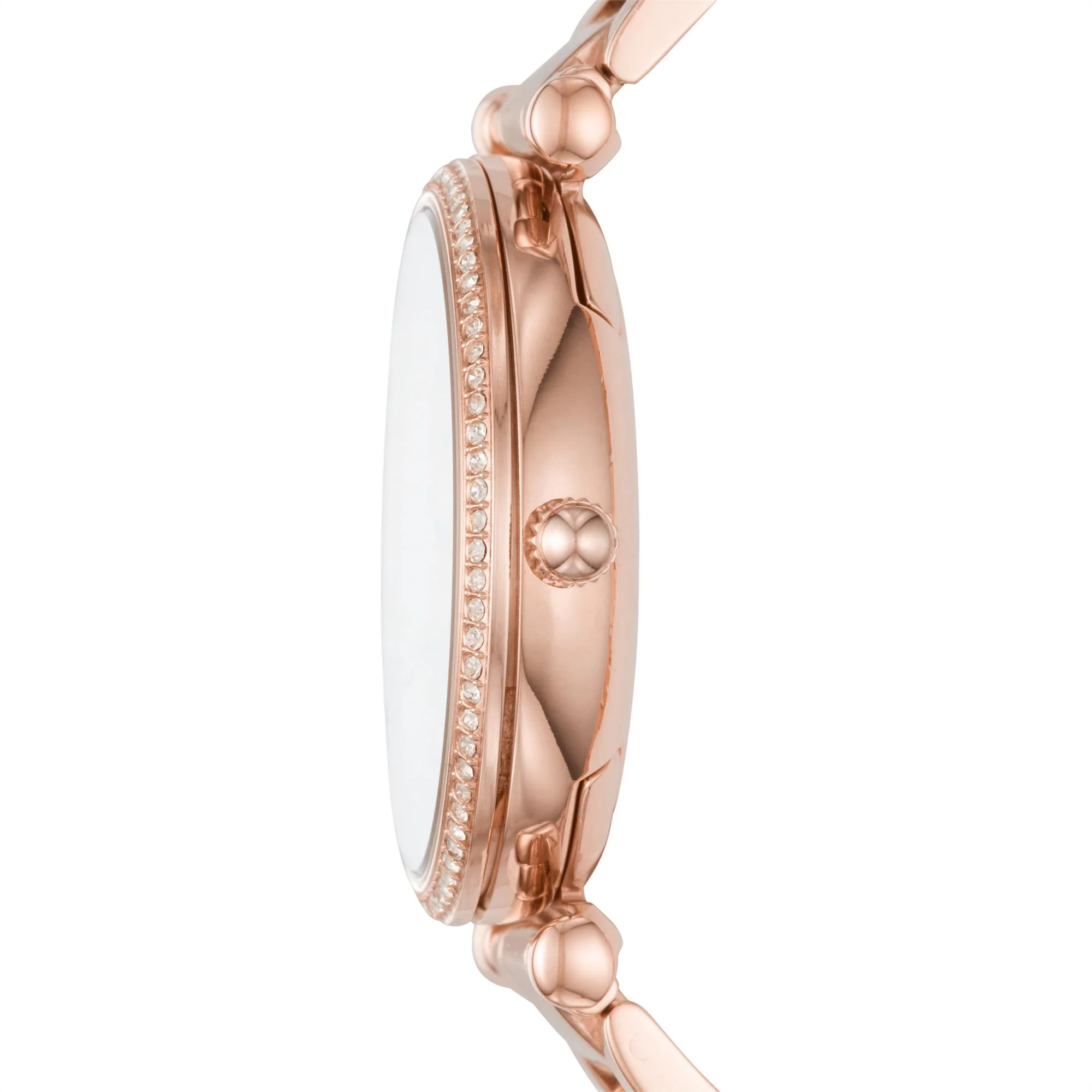 Fossil Carlie Rose Gold Dial Tone Stainless Steel Bracelet Women's Watch ES4301 - Image 7