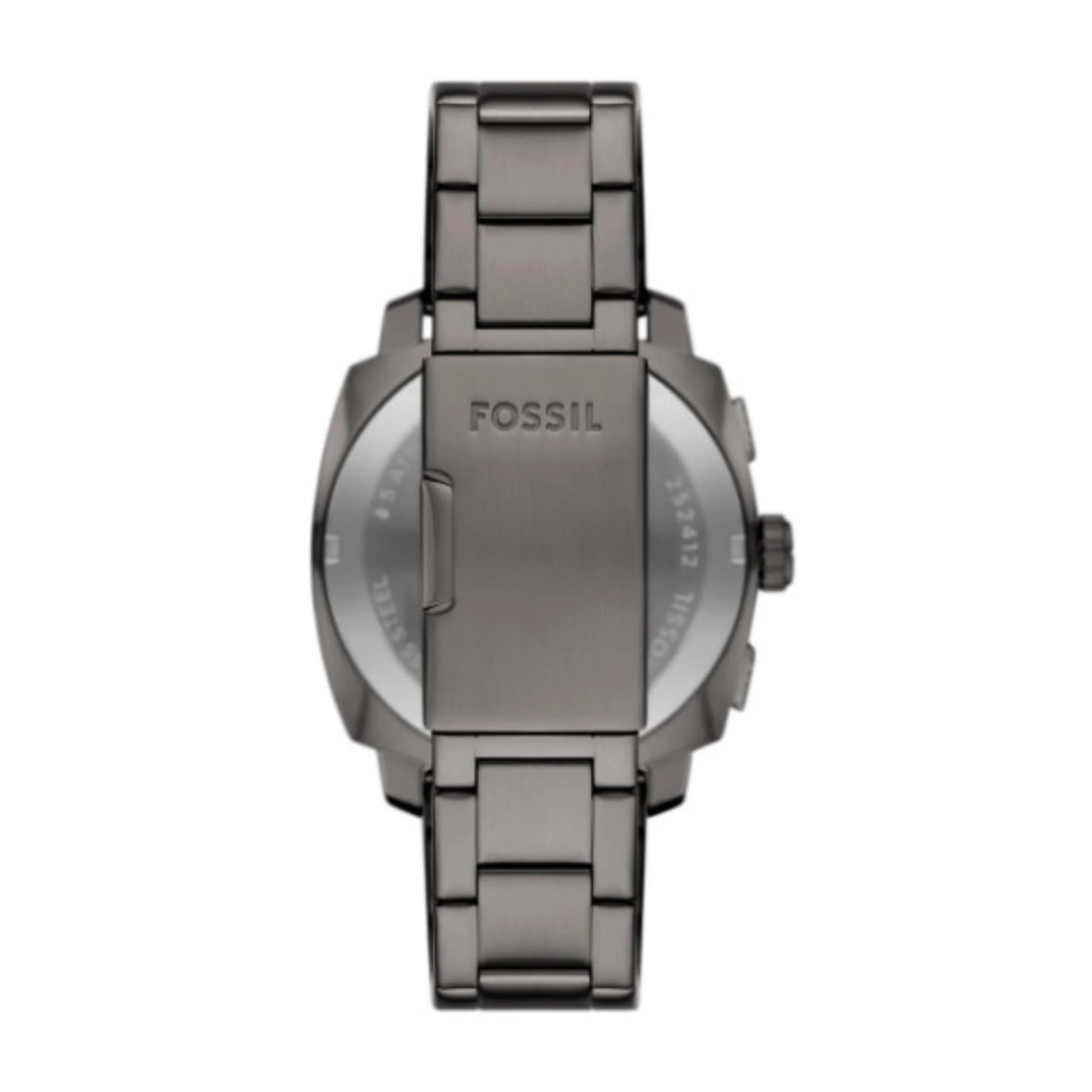 Fossil Machine Chronograph Black Dial Smoke Stainless Steel Strap Men's Watch FS6098 - Image 8