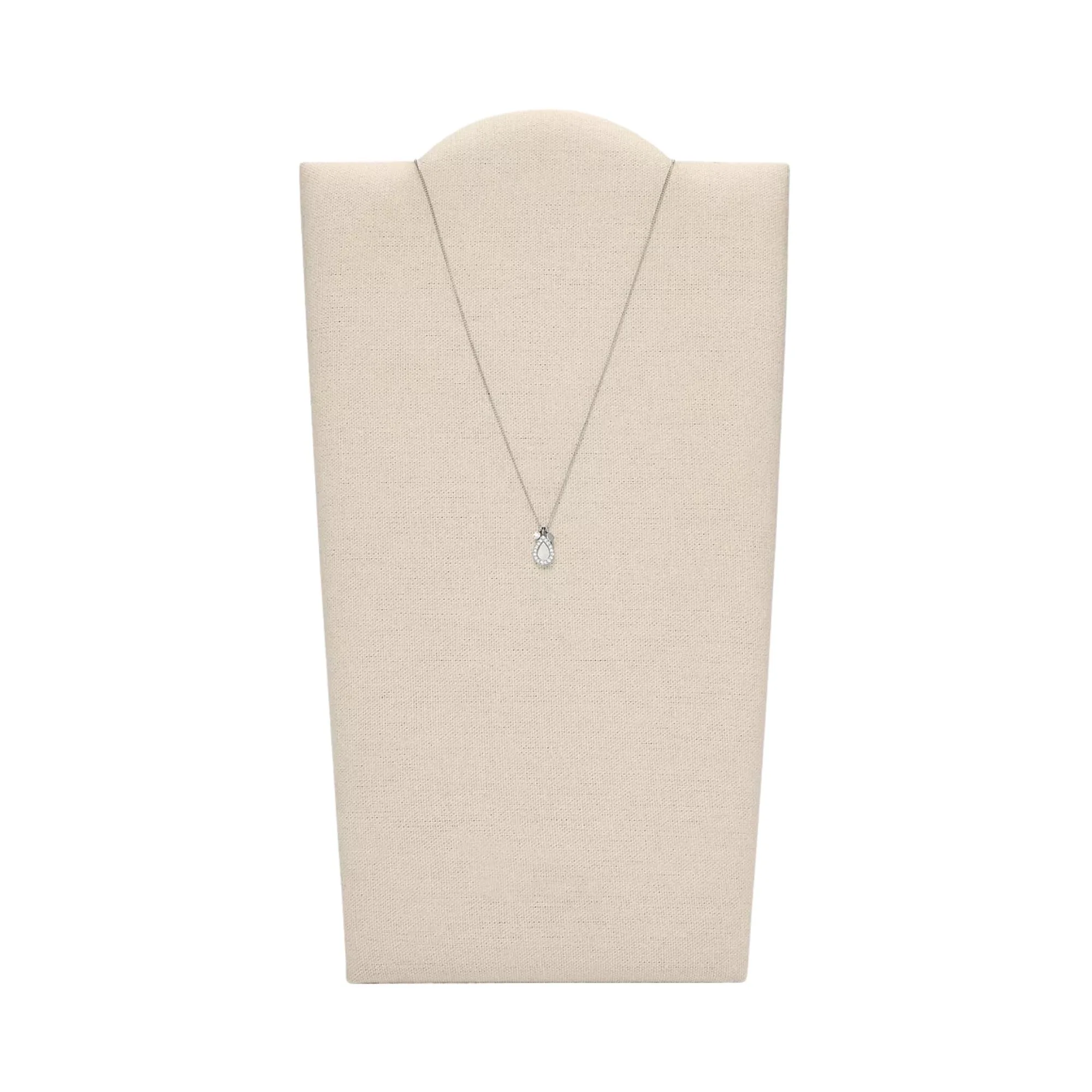 Fossil Merrit Mothers Day Mother-of-Pearl Stainless Steel Pendant Necklace and Earrings Women's Set JF03765040 - Image 3