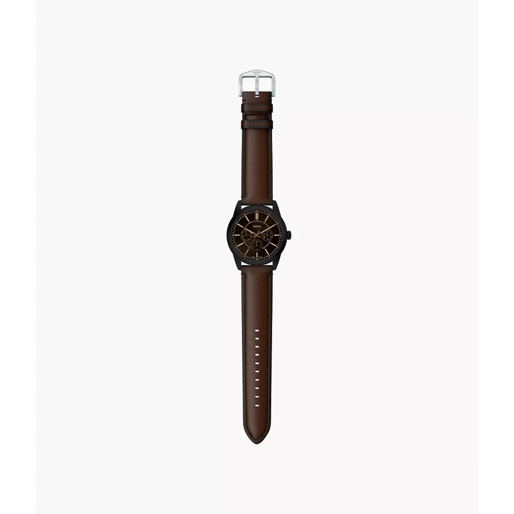Fossil Pearson Quartz Chronograph Black Dial Leather Strap Men's Watch FS6138 - Image 17