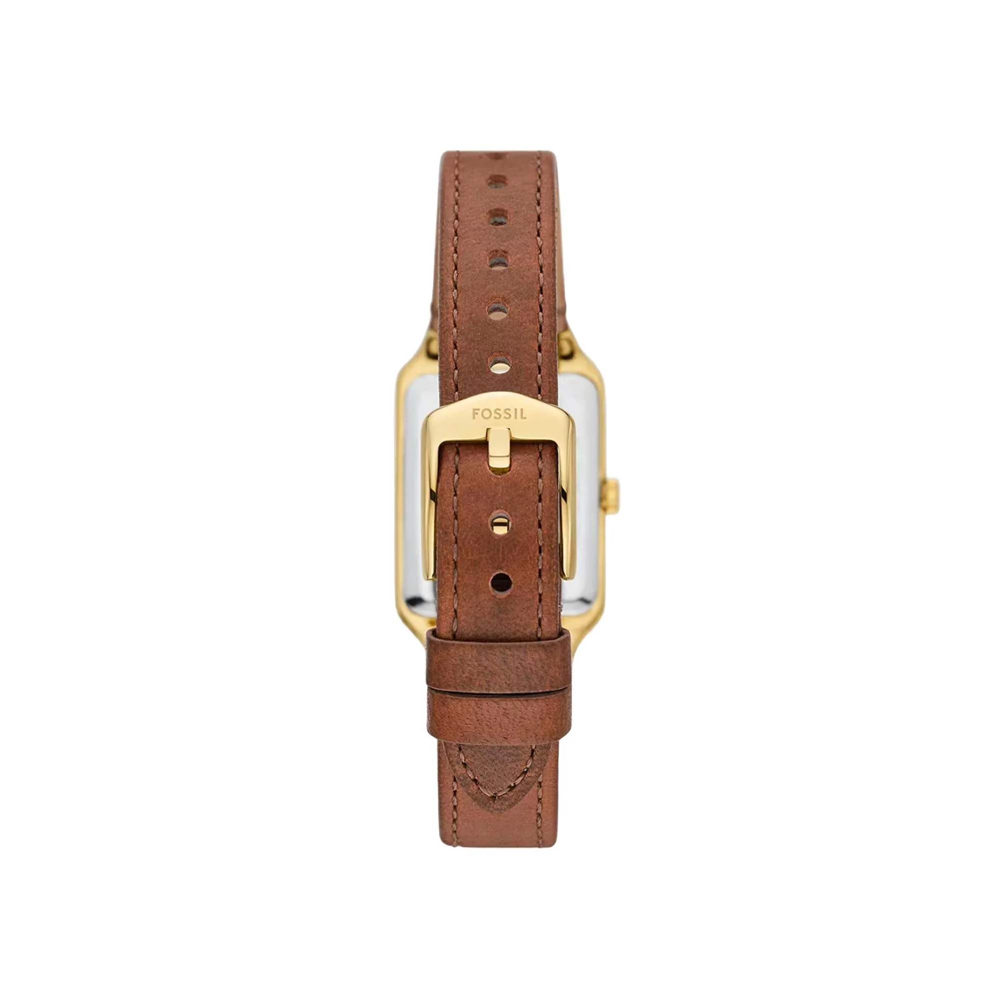 Fossil Raquel Date Medium Brown Leather Strap Gray Dial Women’s Watch ES5303 - Image 3