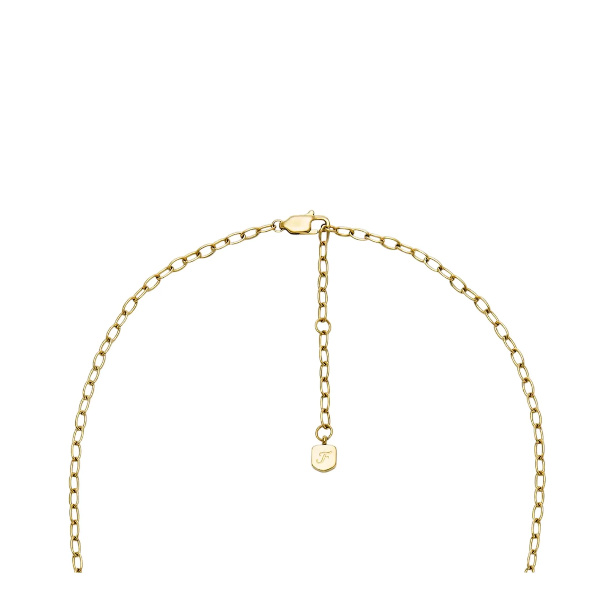 Fossil Sadie All My Love Gold-Tone Stainless Steel Heart Pendant Ladies Necklace JF04829710 - Image 5