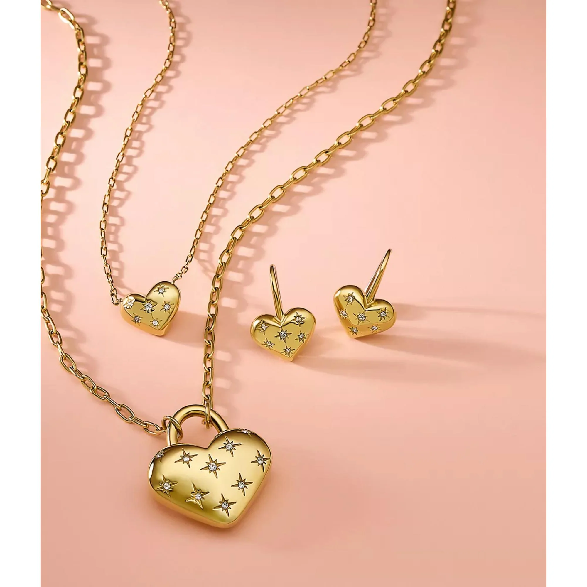 Fossil Sadie All My Love Gold-Tone Stainless Steel Heart Pendant Ladies Necklace JF04829710 - Image 6