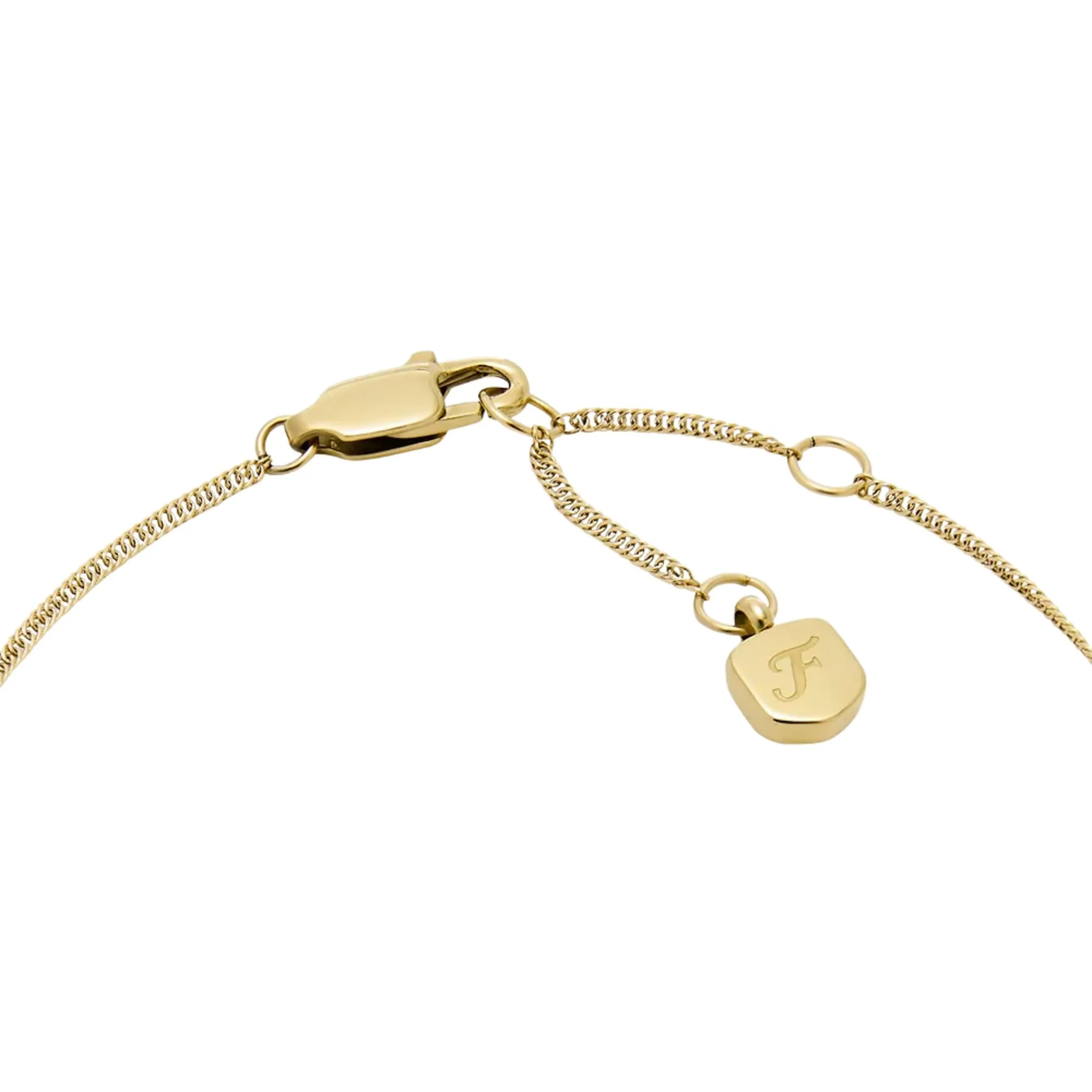 Fossil Sutton Modern Meadows Reconstituted Malachite Heart Chain Women's Bracelet JF04858710 - Image 5