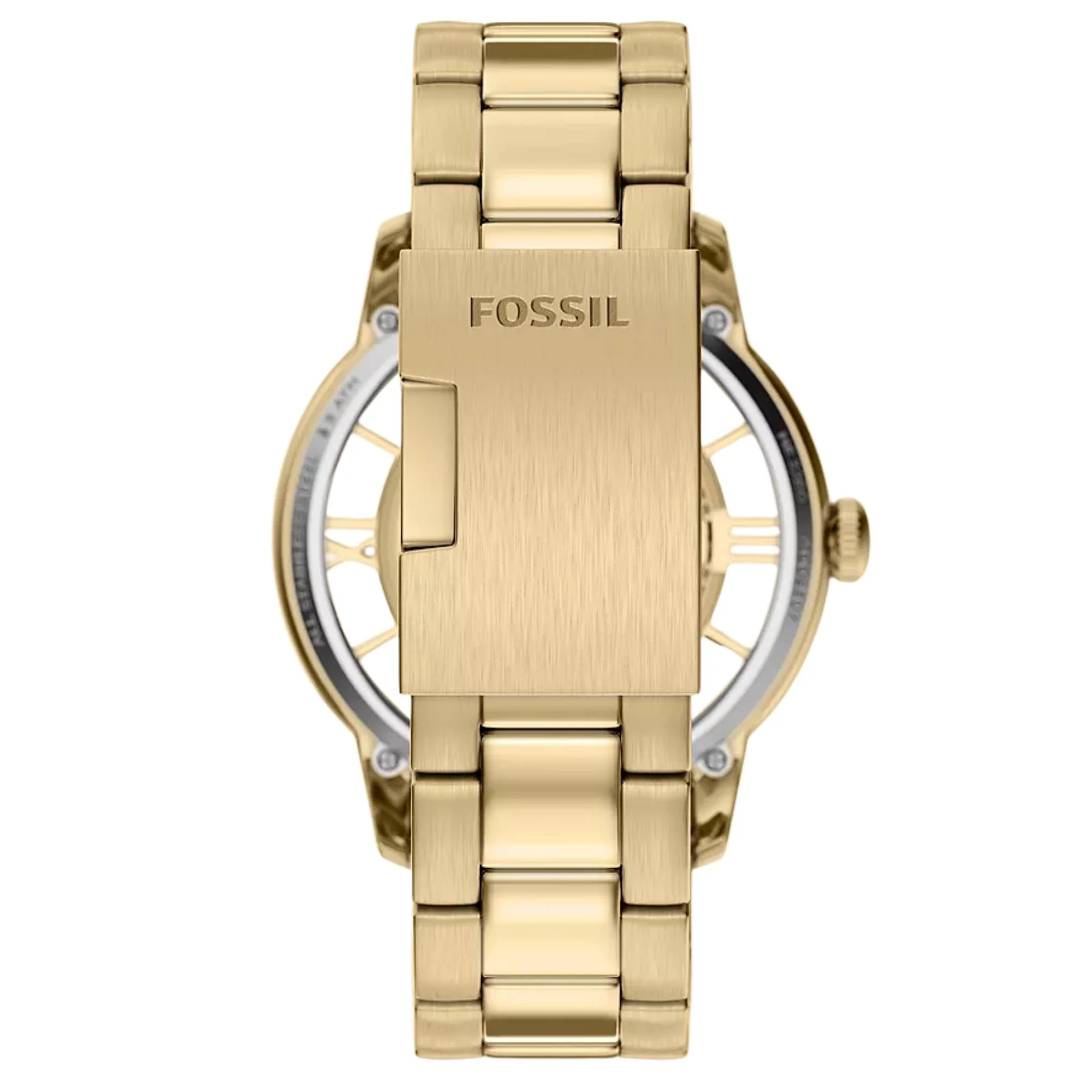 Fossil Townsman Automatic Gold Dial Steel Strap Men's Watch ME3280 - Image 6