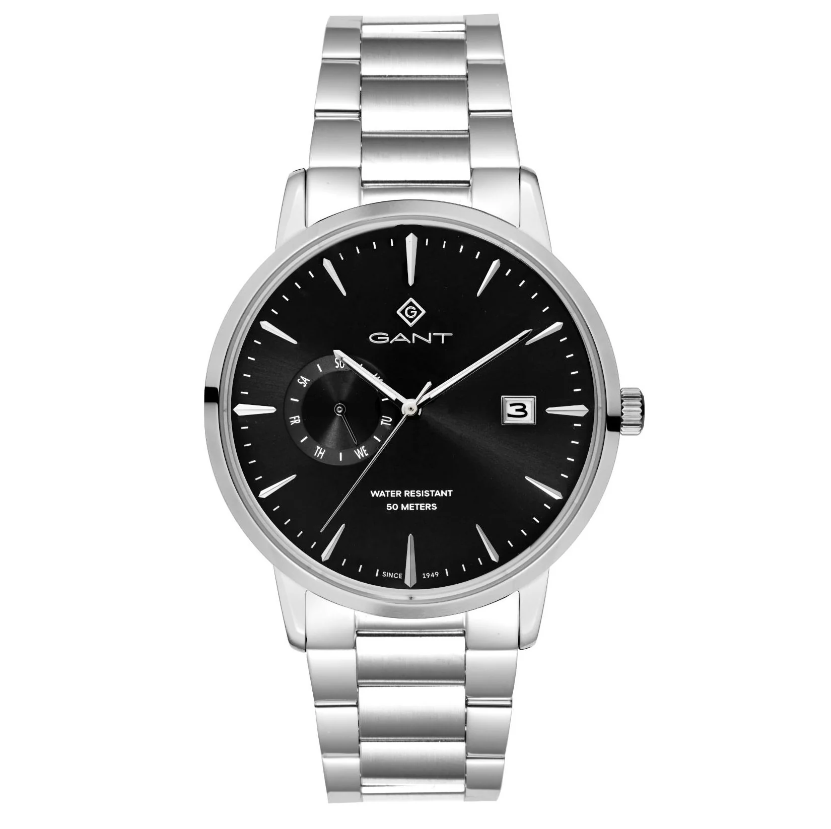 Gant East Hill Quartz Black Dial Steel Bracelet Men's Watch G165015