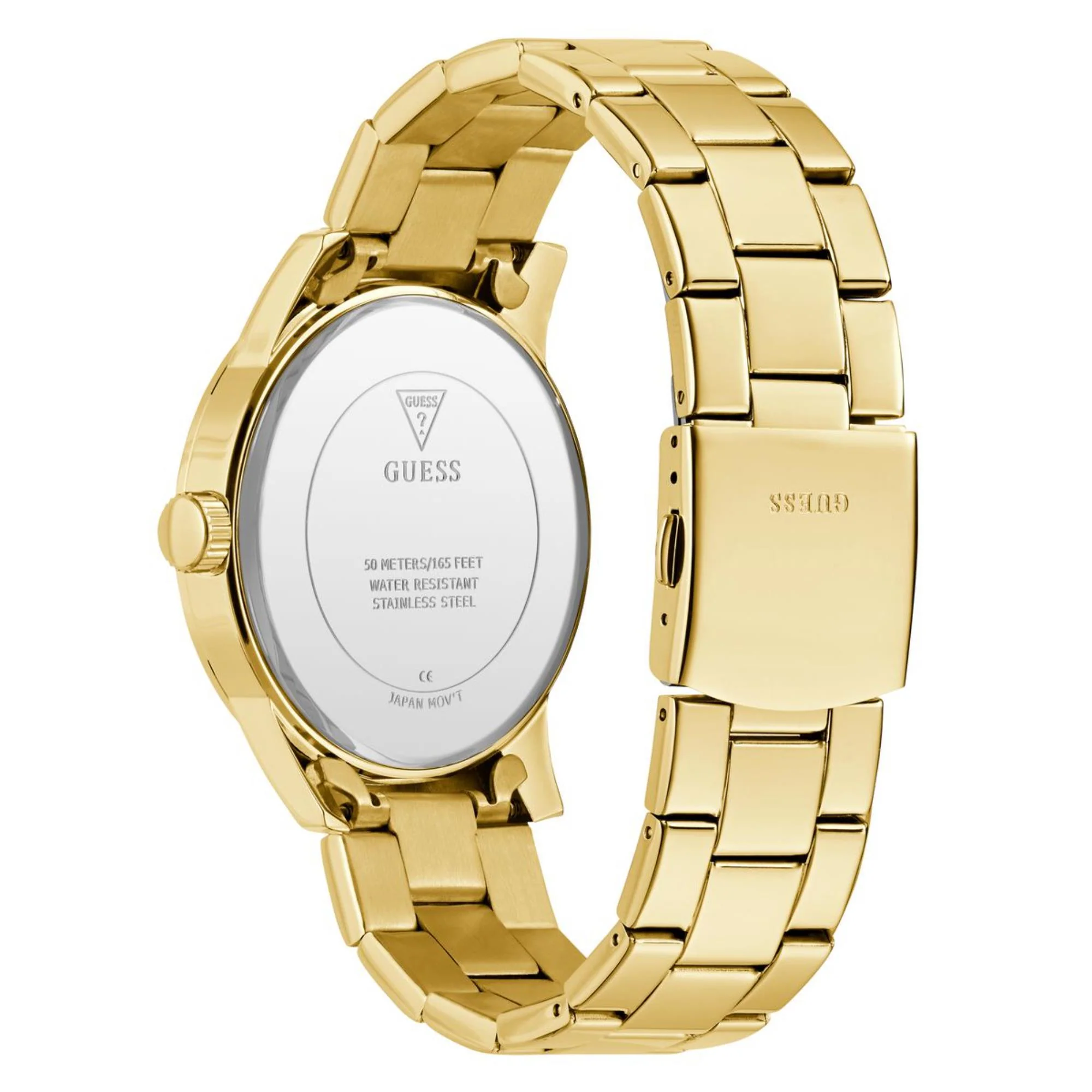Guess Collegiate Black Dial Stainless Steel Strap Men's Watch GW0888G2 - Image 5