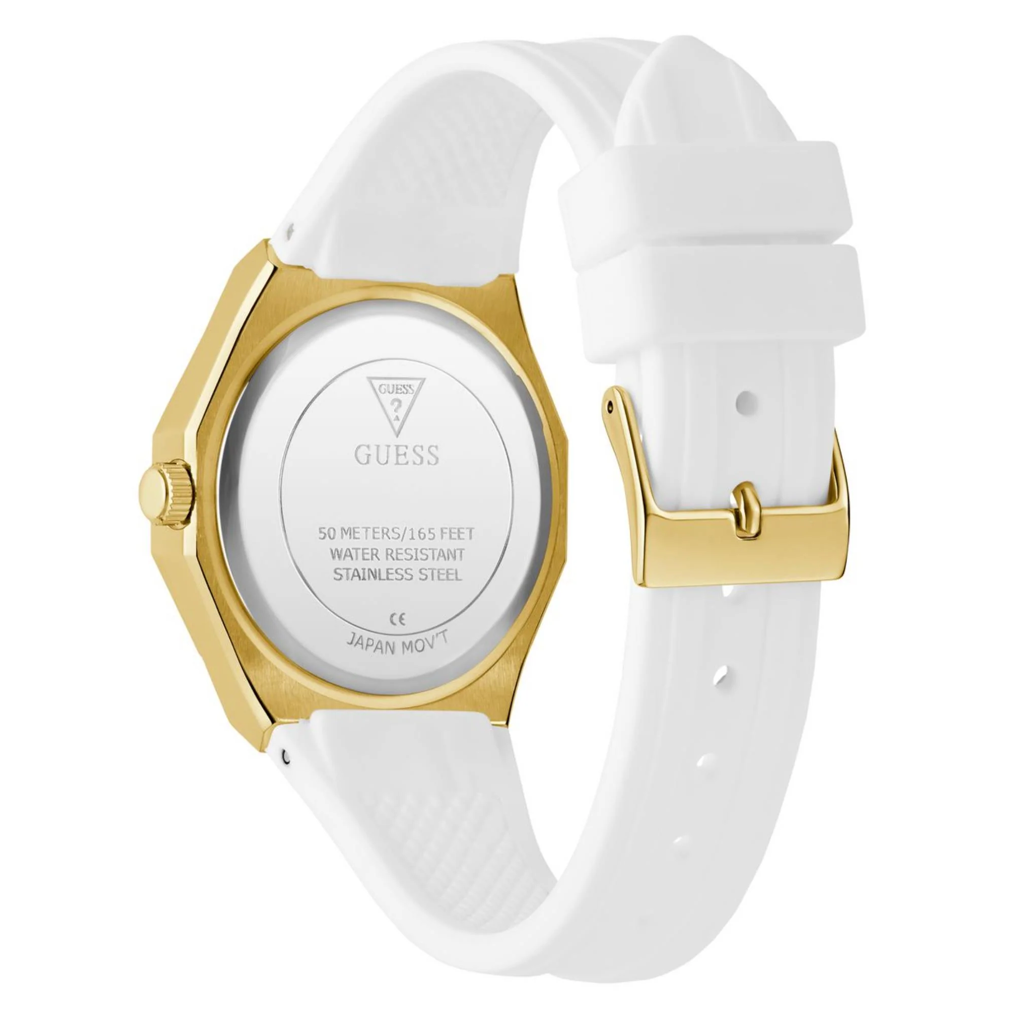 Guess Desire Green Dial Silicone Strap Women's Watch GW0872L1 - Image 3