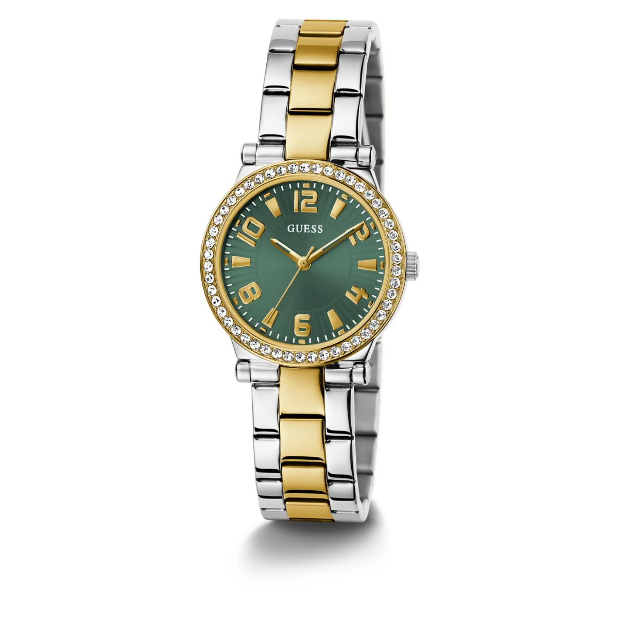 Guess Fawn Green Dial Stainless Steel Strap Women's Watch GW0686L2 - Image 5