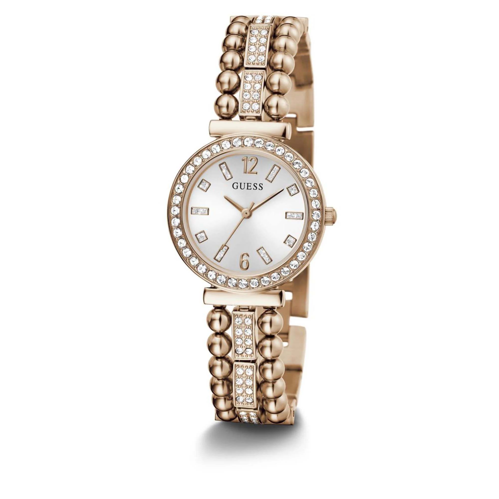 Guess Gala White Dial Stainless Steel Strap Women's Watch GW0401L3 - Image 5