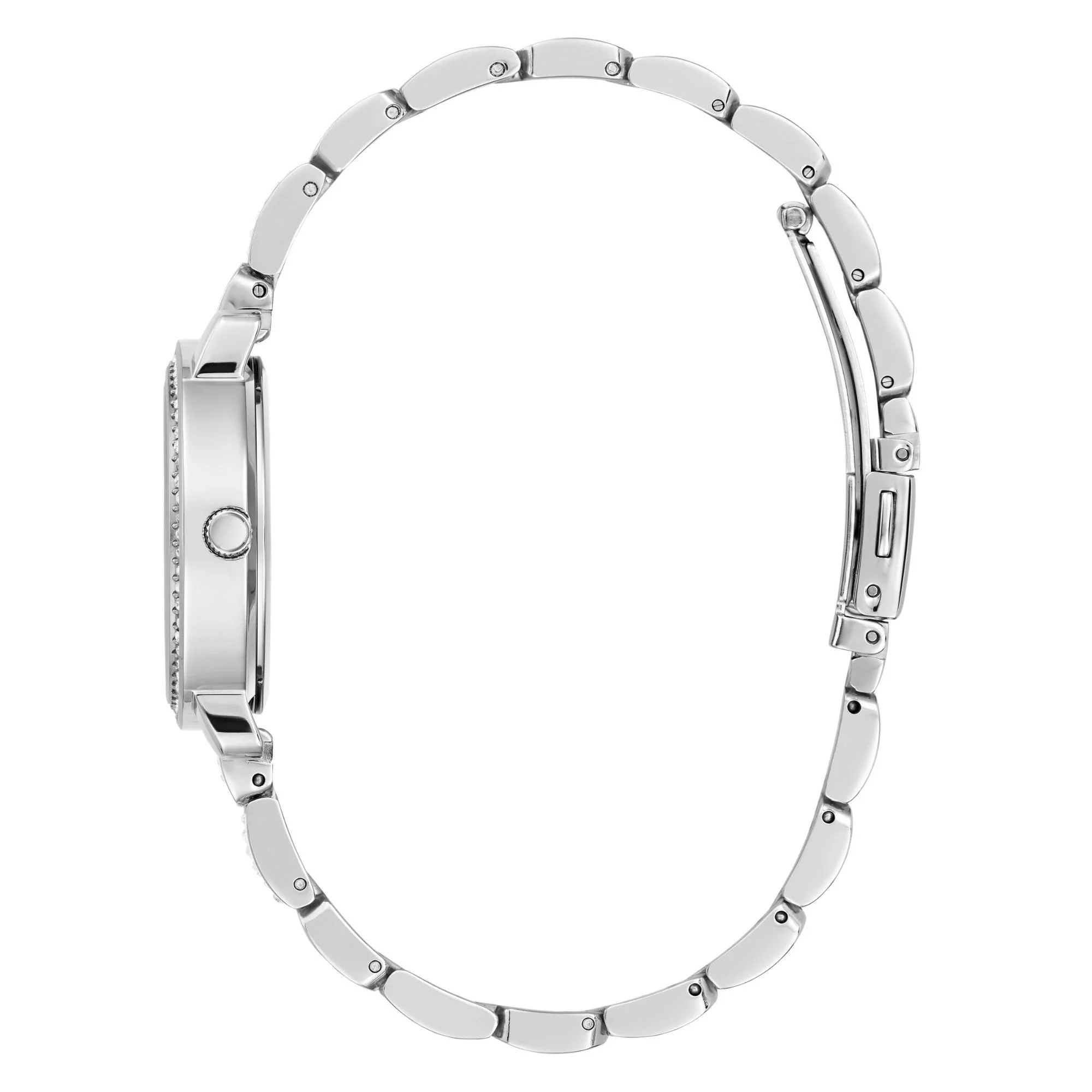 Guess Hayley Silver Dial with Elegant Crystal Accents Ladies Watch GW0612L1 - Image 2