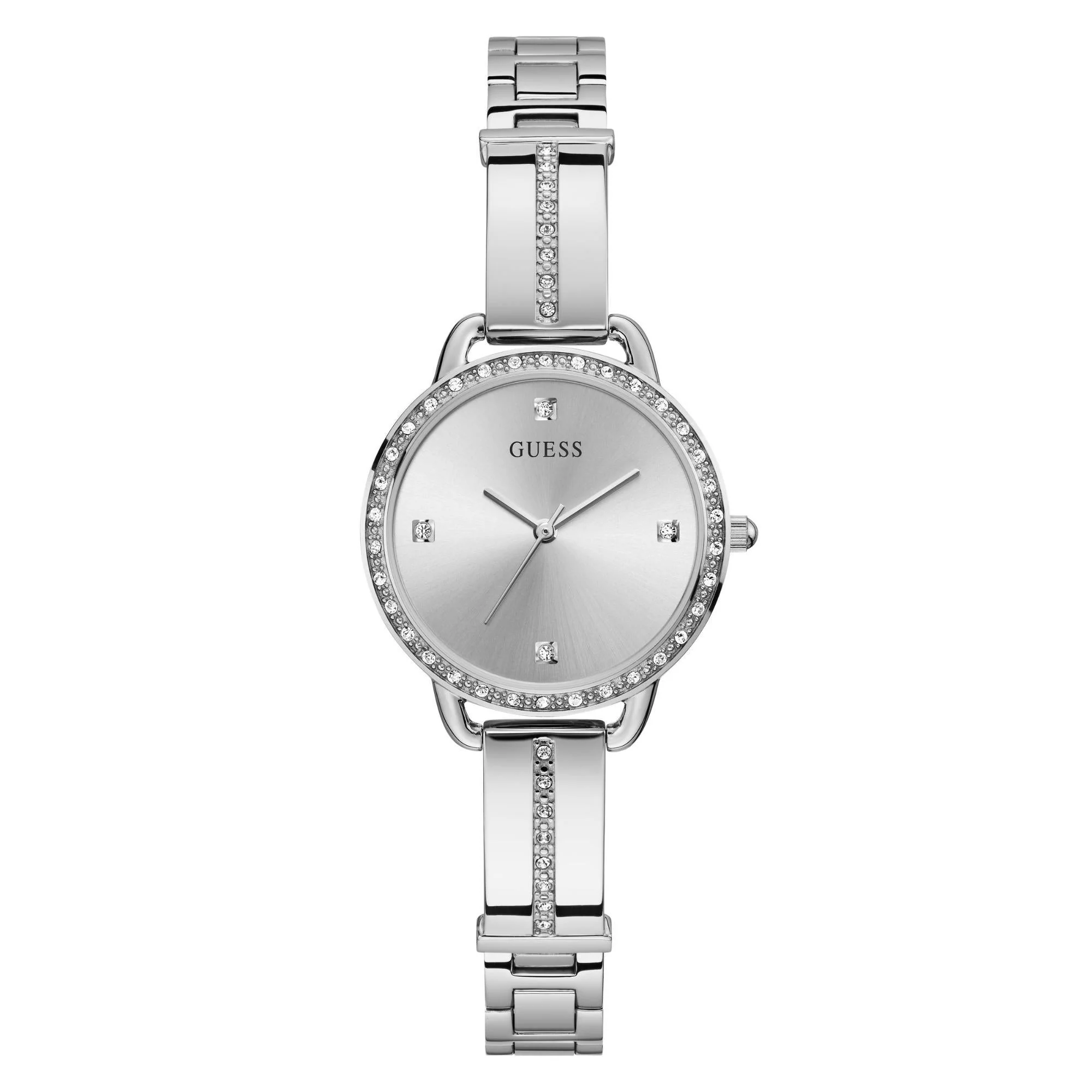 GUESS Ladies Silver Dial Tone Analog Watch GW0022L1 - Image 6