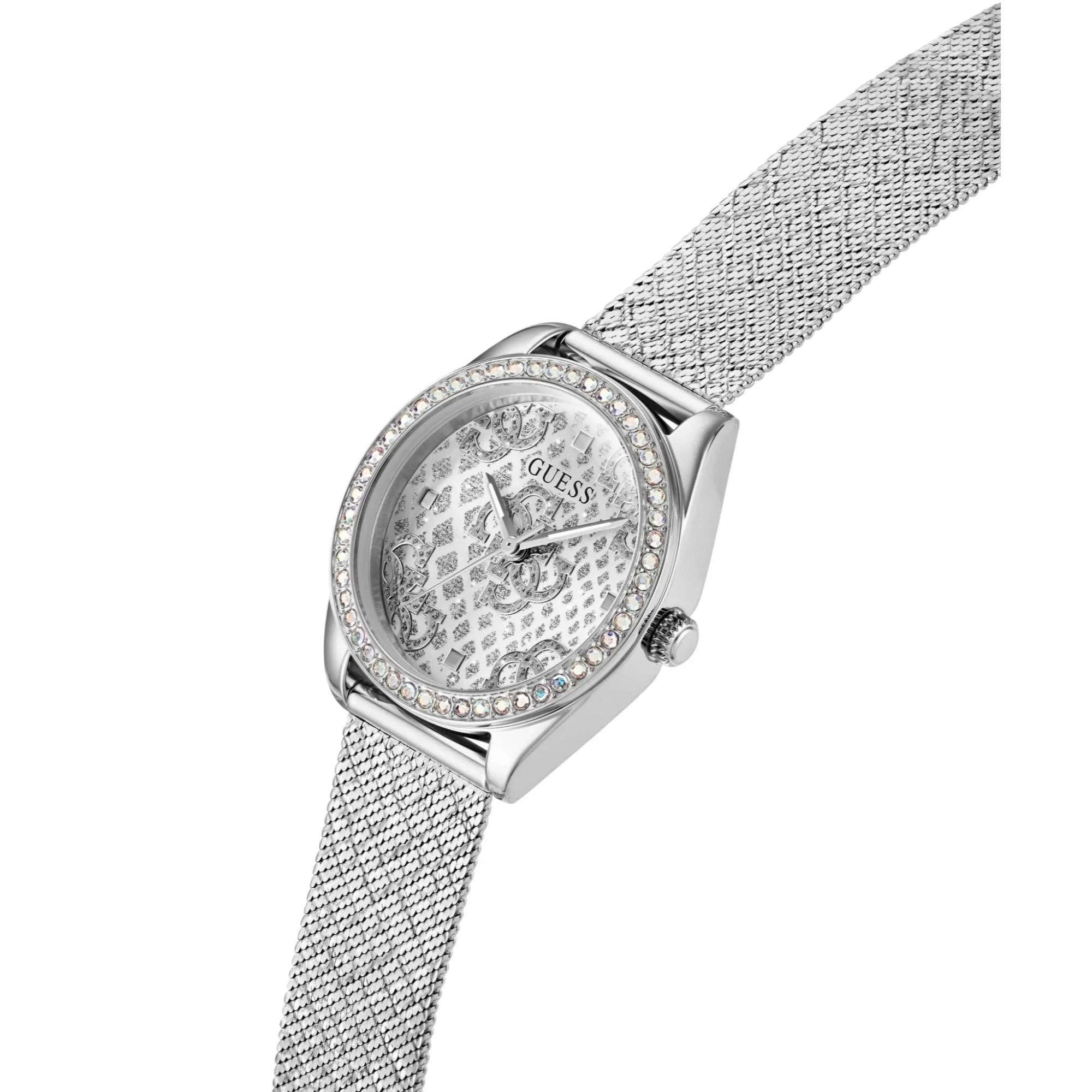 GUESS Quartz Analog Silver Dial Steel Strap Women's Watch GW0748L1 - Image 3