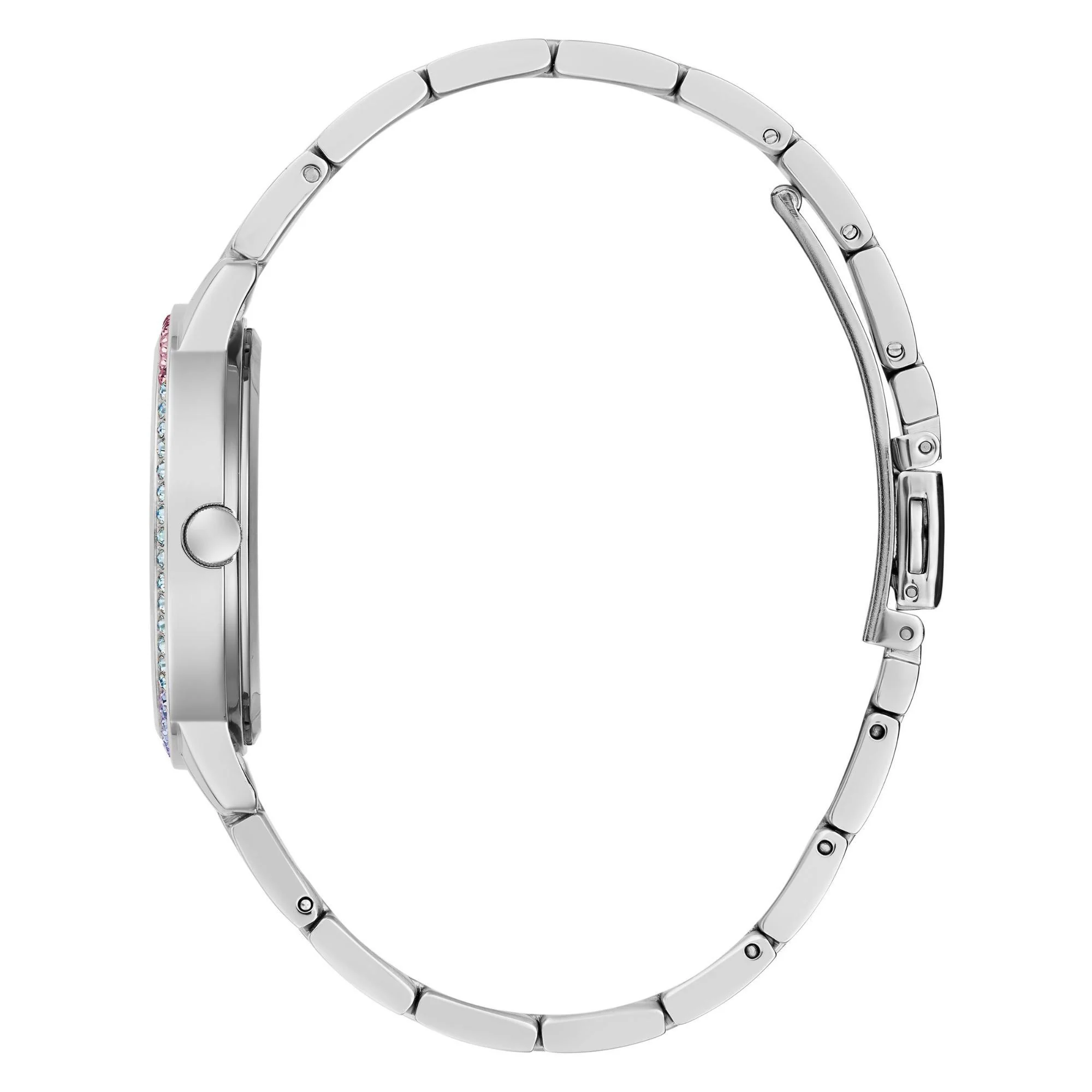 GUESS Three of Hearts Quartz Silver Dial Steel Strap Ladies Watch GW0657L1 - Image 5