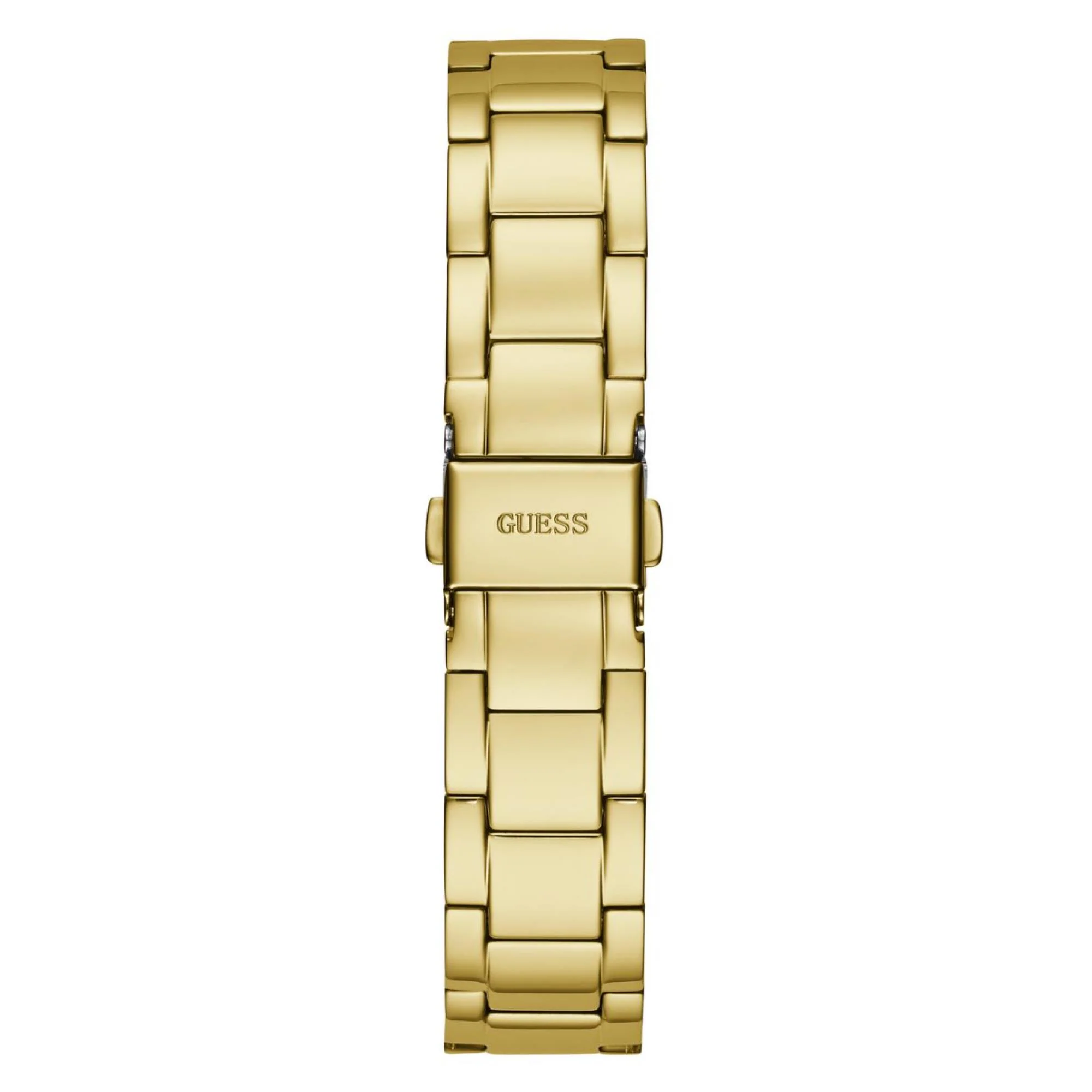 Guess Quatro Clear Gold Dial Stainless Steel Strap Women's Watch GW0300L2 - Image 4