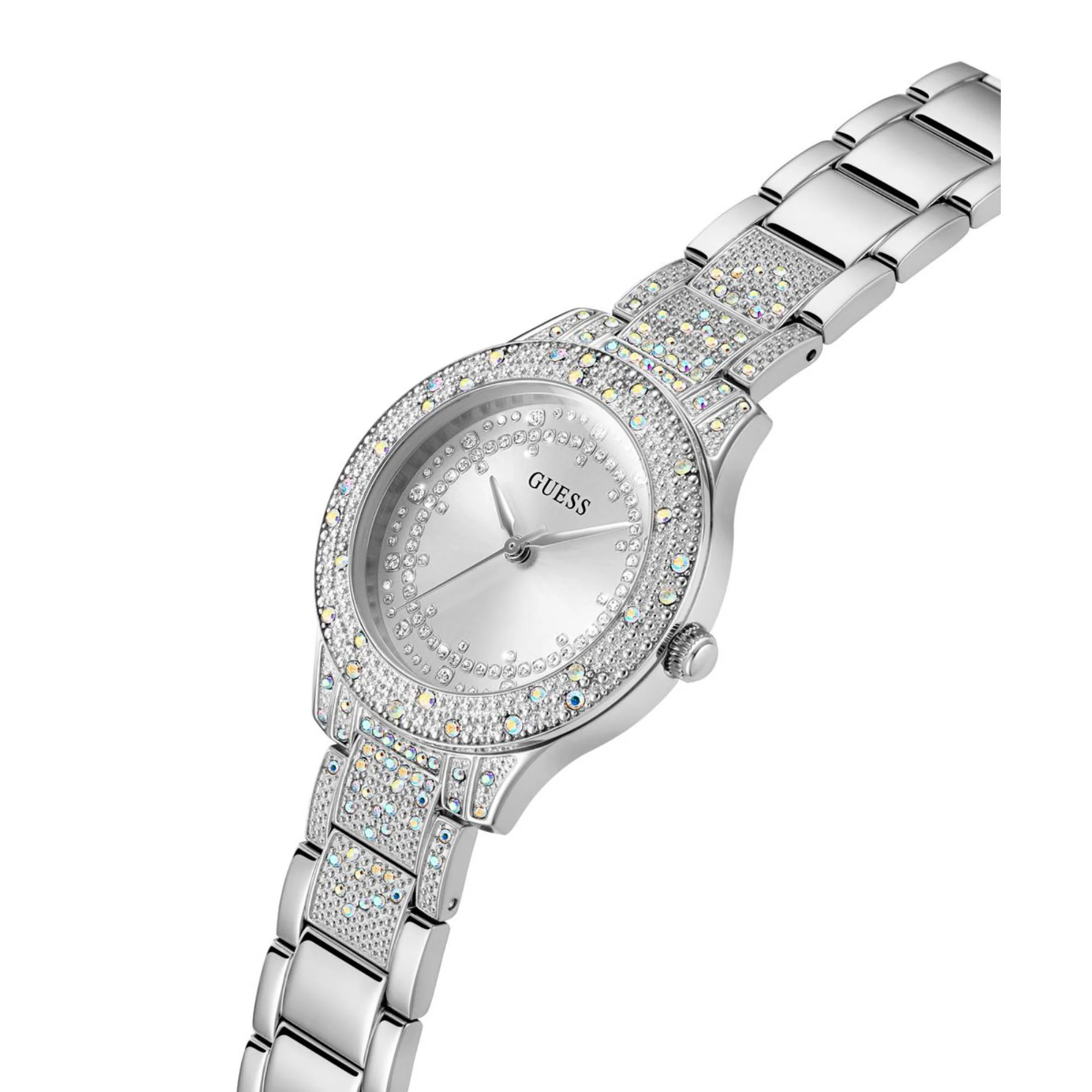 Guess Shooting Star Silver Dial Stainless Steel Strap Women's Watch GW0746L1 - Image 7