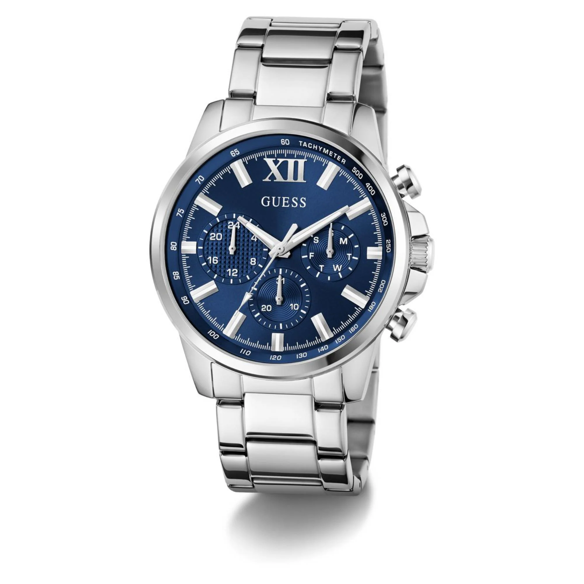 Guess Walker Blue Dial Stainless Steel Strap Men's Watch GW0900G4 - Image 9