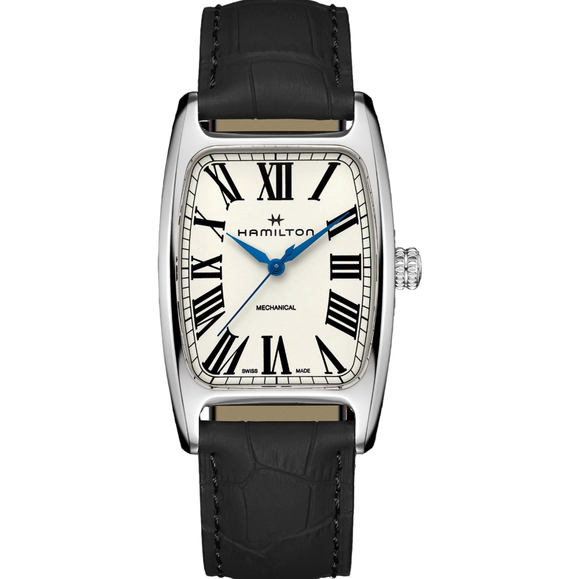 Hamilton American Classic Boulton Mechanical White Dial Leather Strap Women's Watch H13519711