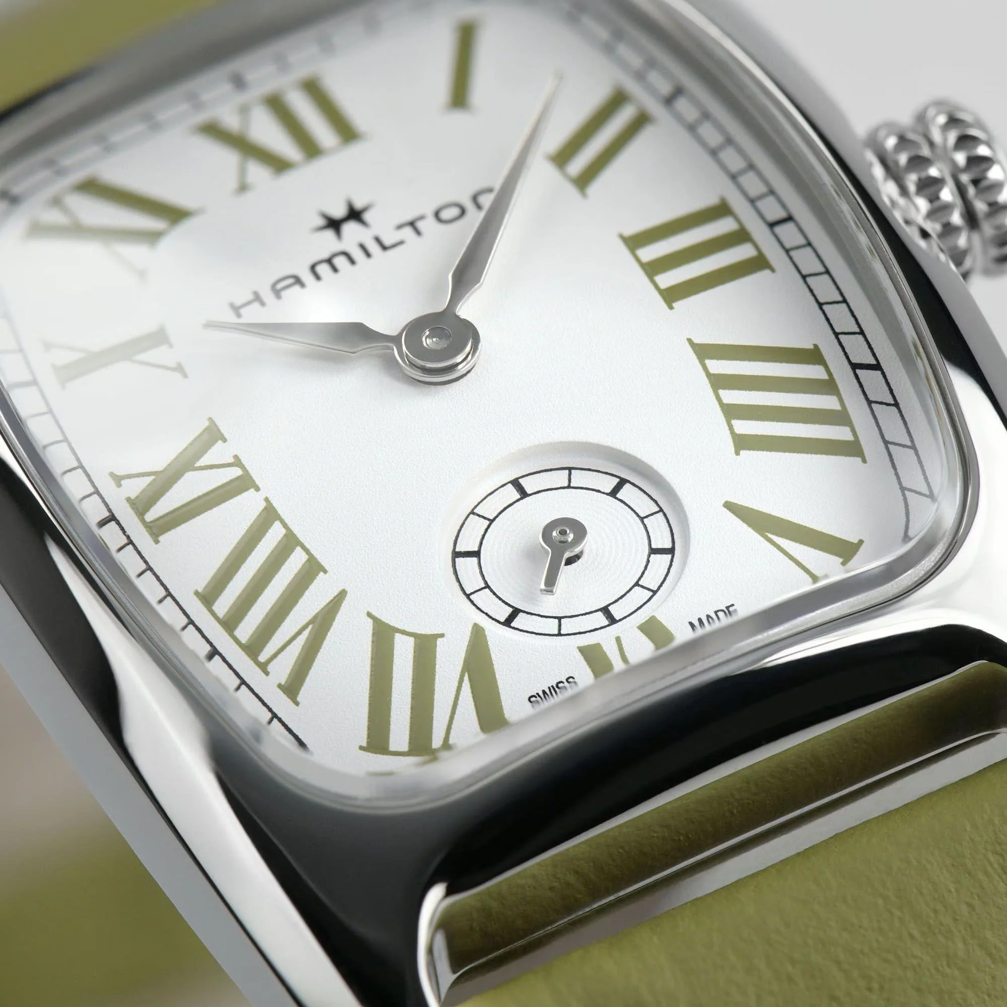 Hamilton American Classic Boulton Small Second Quartz M White Dial Leather Strap Women's Watch H13321813 - Image 4