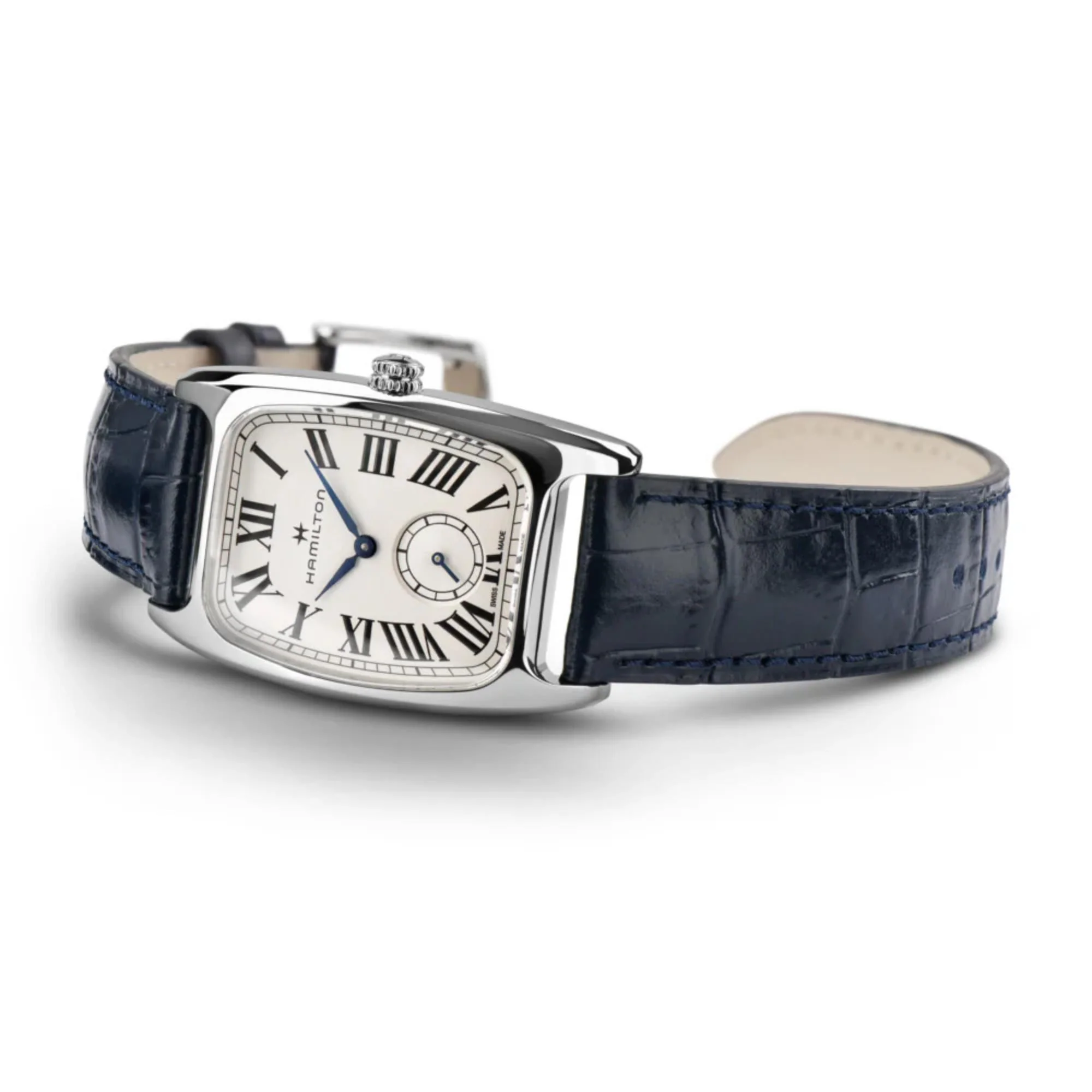 Hamilton American Classic Boulton Small Second Quartz White Dial Leather Strap Women's Watch H13421611 - Image 6
