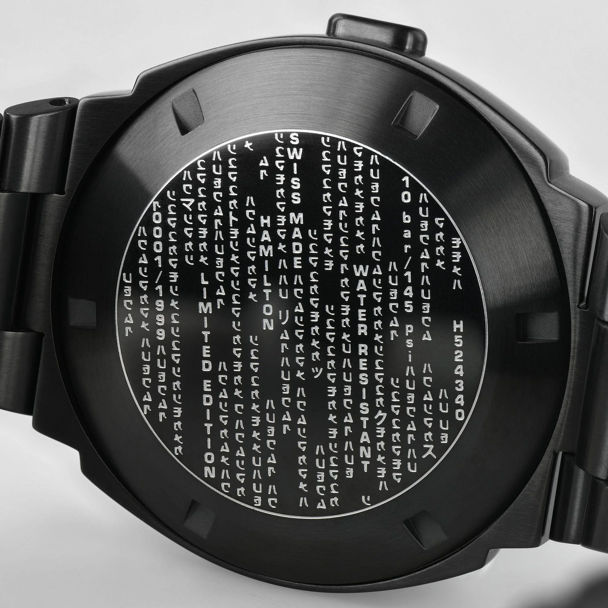 Hamilton American Classic Limited Edition PSR MTX Digital Dial Stainless Steel Bracelet Men's Watch H524341300 - Image 3