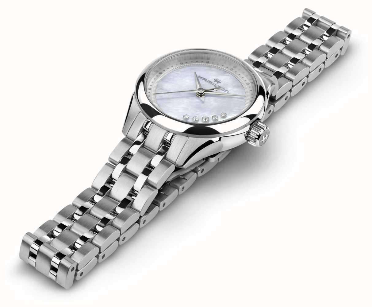 Hamilton Diamond Set Mother of Pearl Dial Ladies Watch H32111190 - Image 3