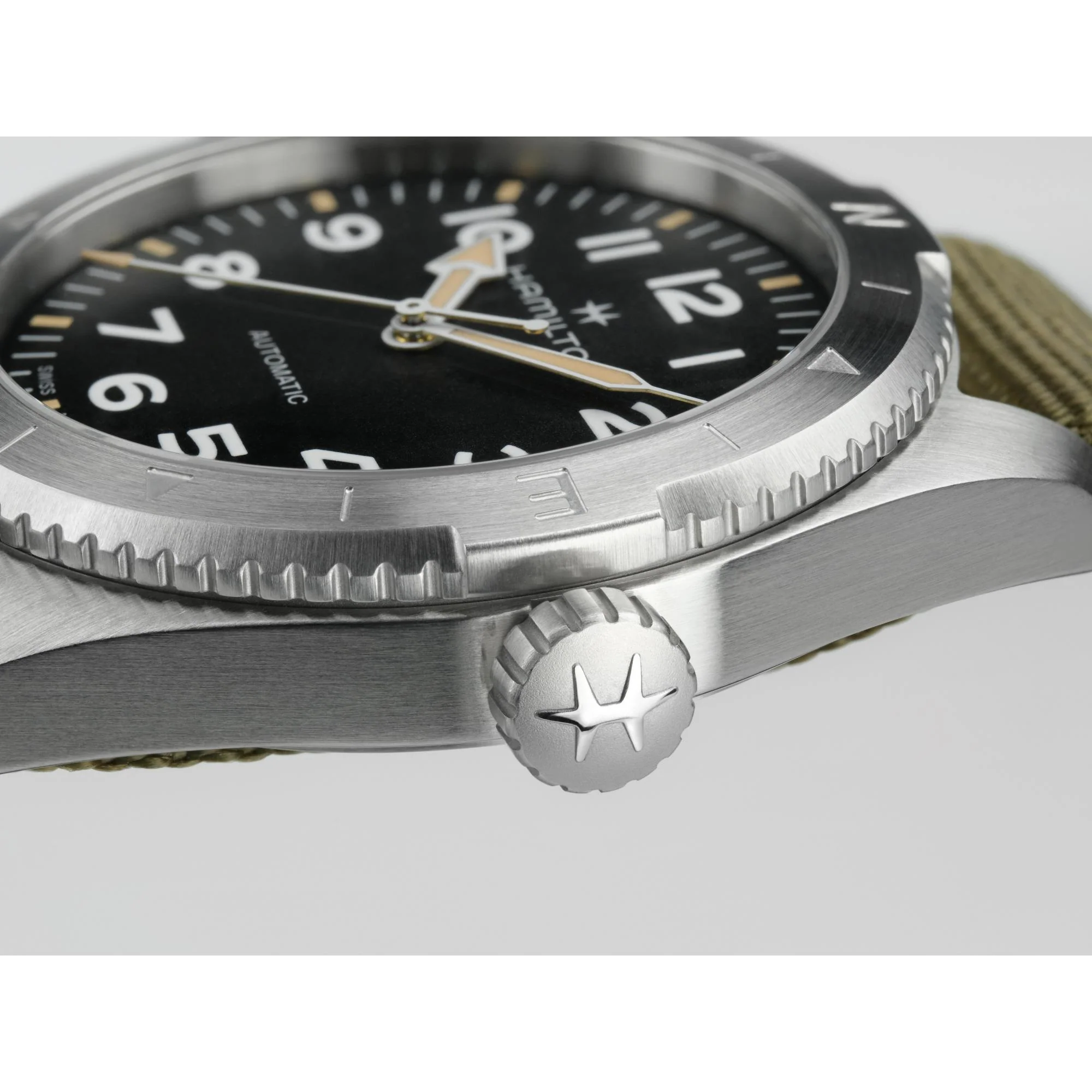 Hamilton Khaki Field Expedition Automatic Black Dial Green NATO Strap Men's Watch H70315931 - Image 4