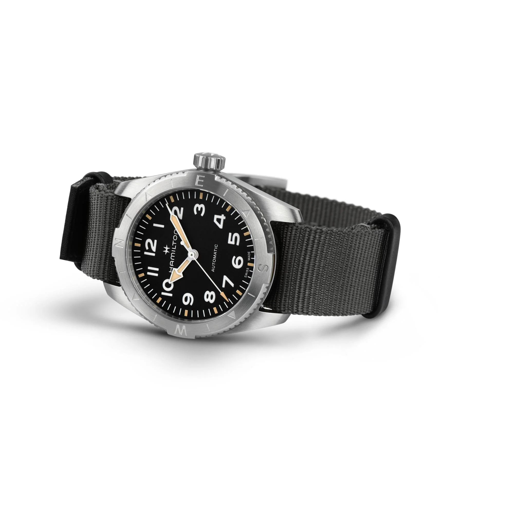 Hamilton Khaki Field Expedition Automatic Black Dial NATO Strap Unisex Watch H70225930 - Image 4
