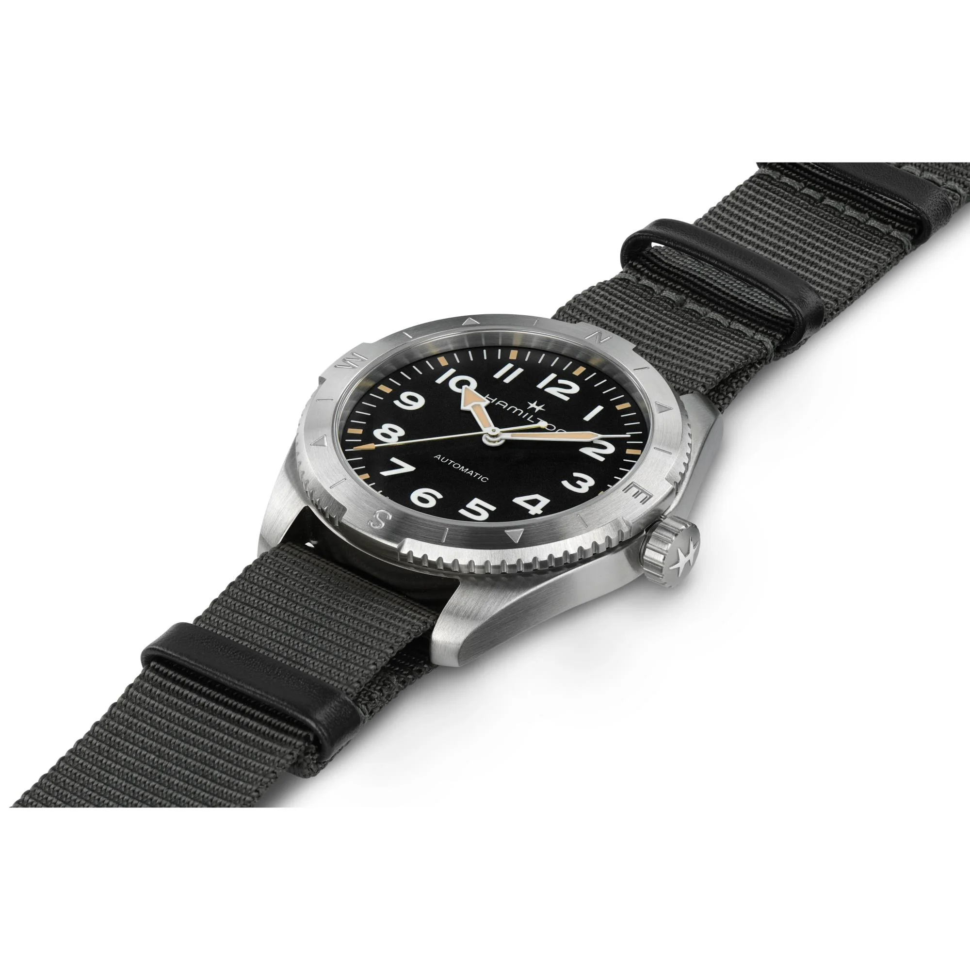 Hamilton Khaki Field Expedition Automatic Black Dial NATO Strap Men's Watch H70315930 - Image 4