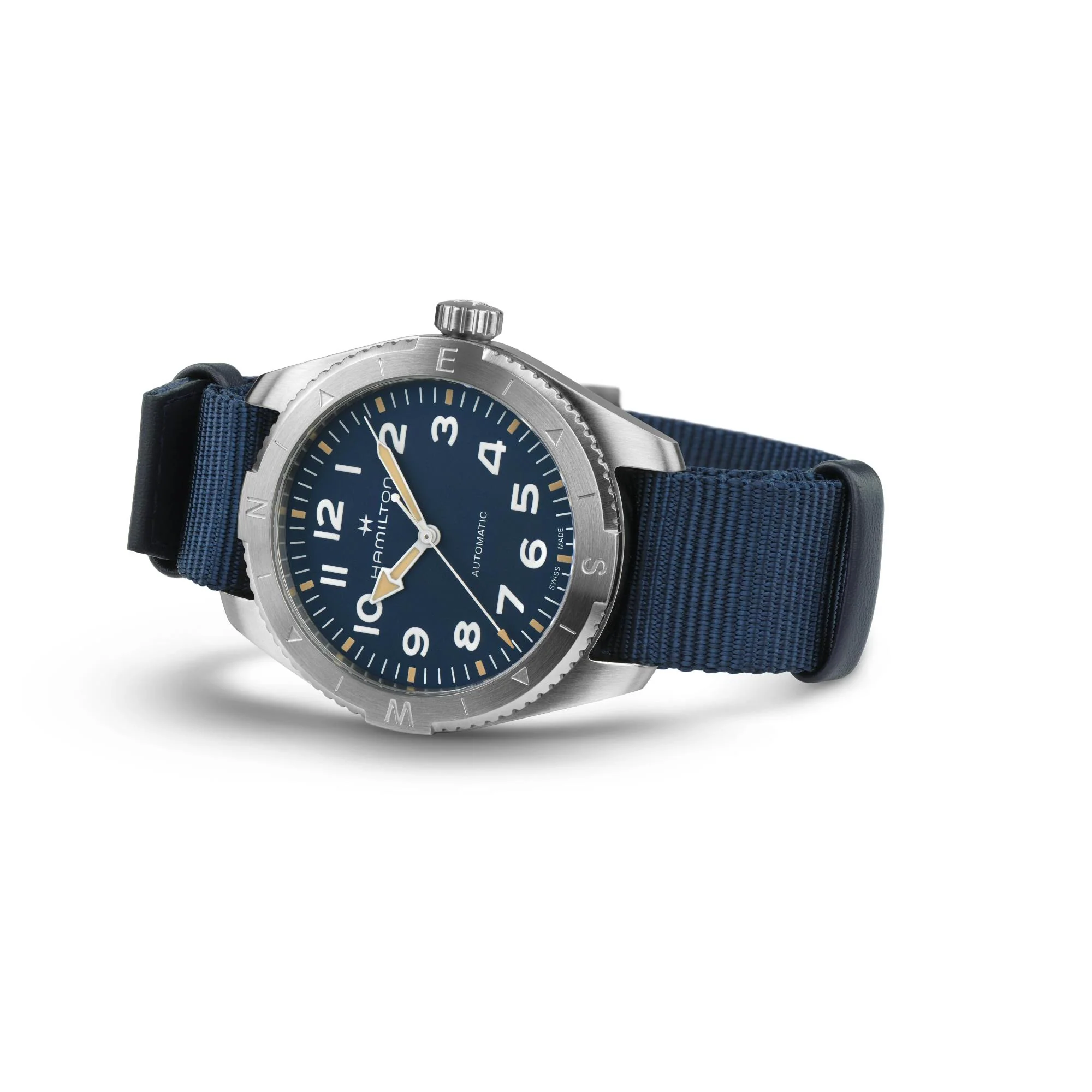 Hamilton Khaki Field Expedition Automatic Blue Dial NATO Strap Men's Watch H70315940 - Image 3