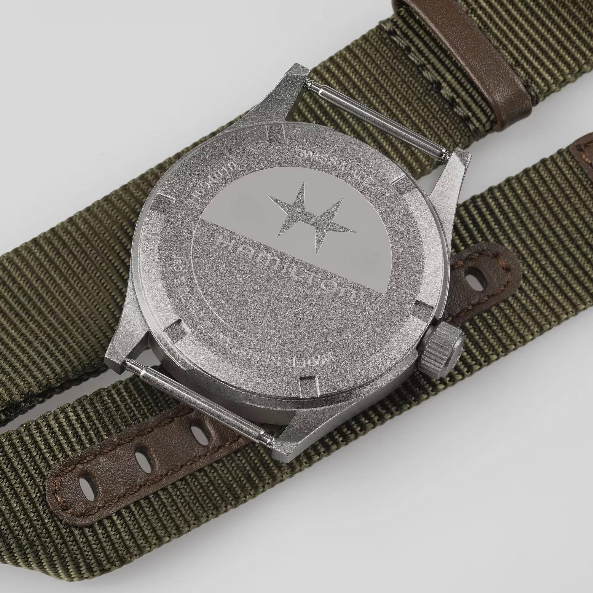 Hamilton Khaki Field Quartz NATO Strap White Dial Men’s Watch H69401910 - Image 7