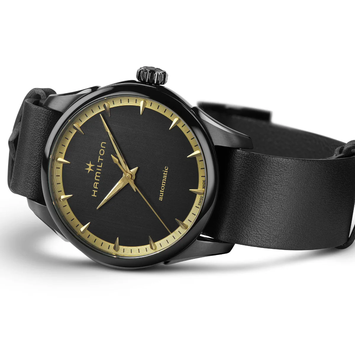 Hamilton Jazzmaster Special Edition Auto Black Dial Leather Strap Ladies Watch H32255730 - Image 5