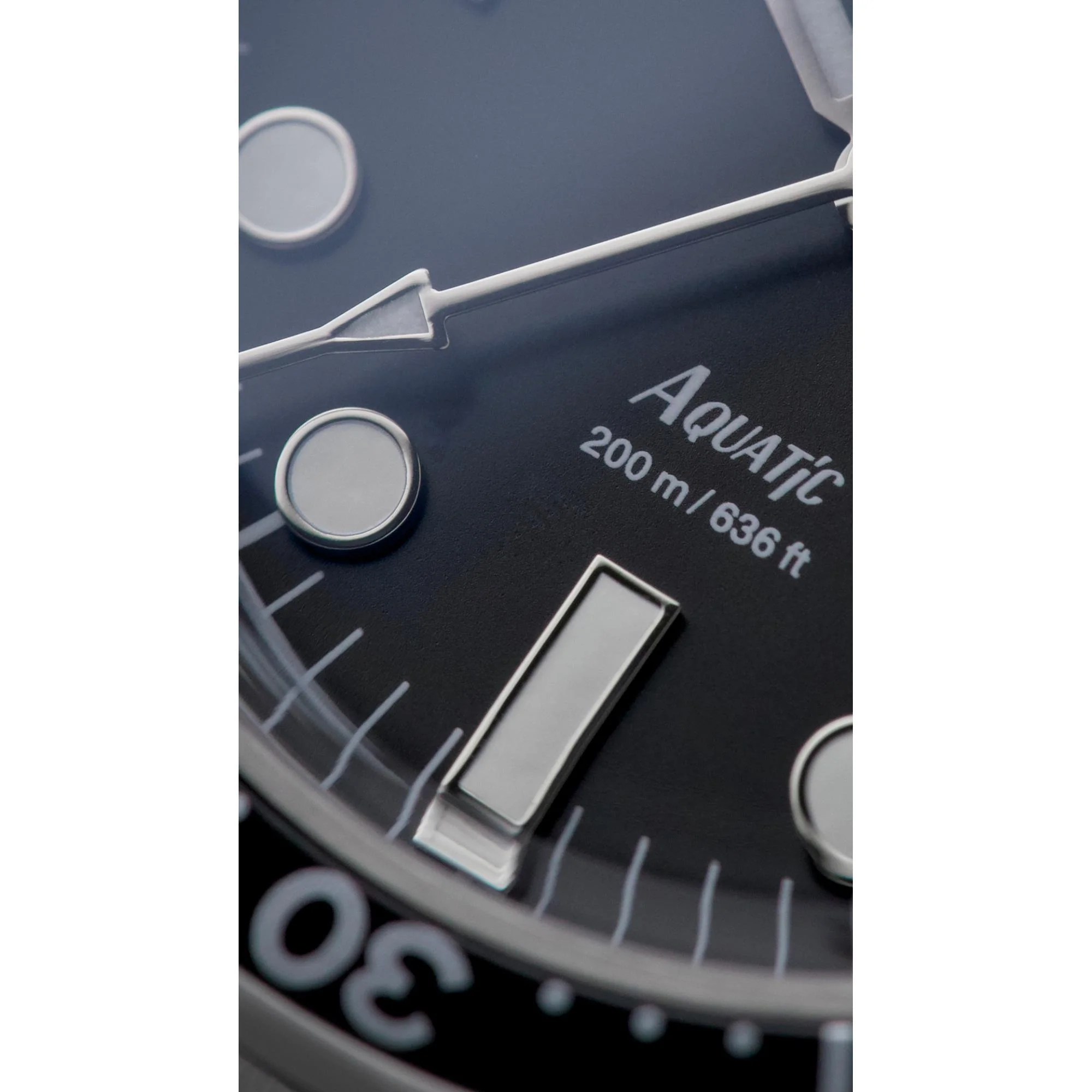 HTD Aquatic Bicchierini Automatic Black Dial Steel Strap Men's Watch A25F09B - Image 14