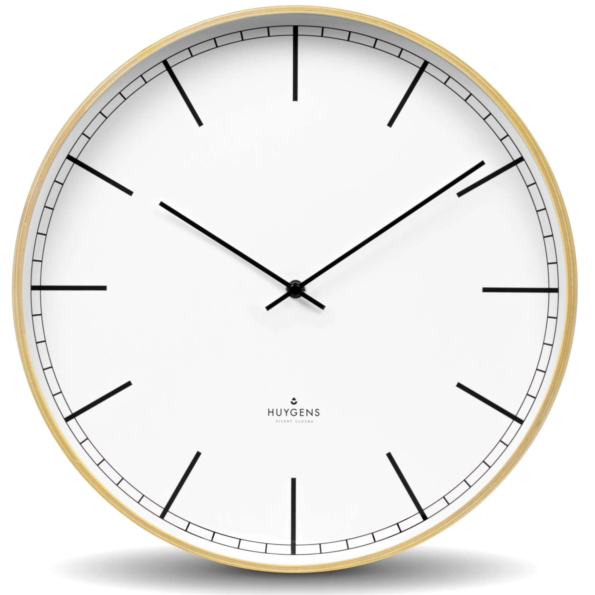 Huygens Wood Index Wall Clock 45cm HU17003 - Image 5