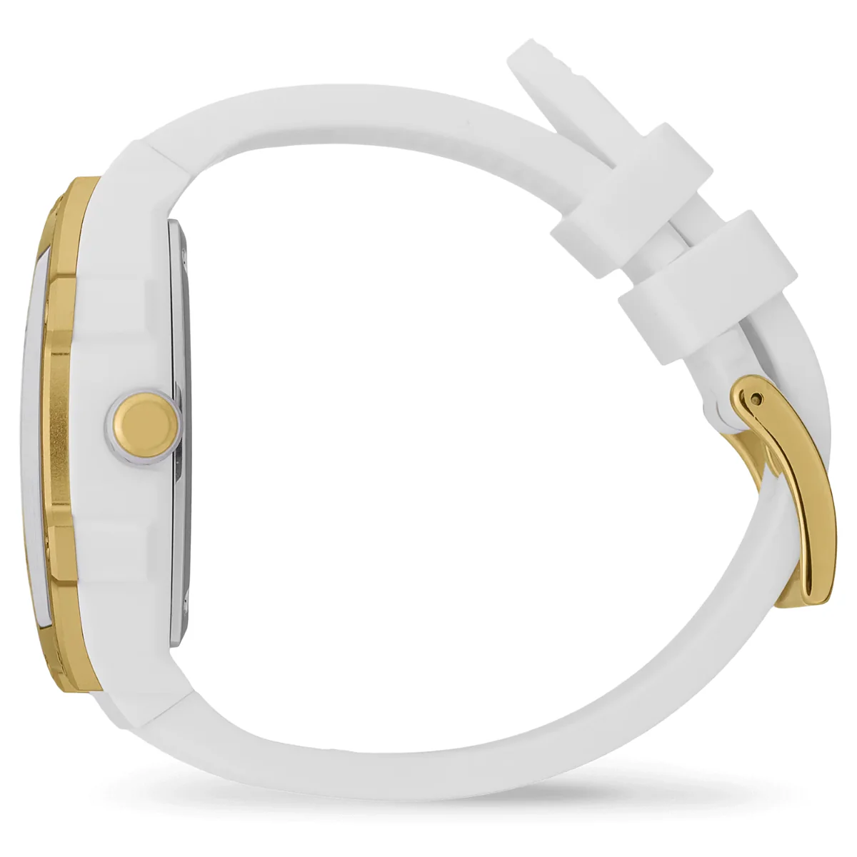 ICE Boliday Quartz White Gold Dial Silicone Strap Unisex Watch 023318 - Image 4