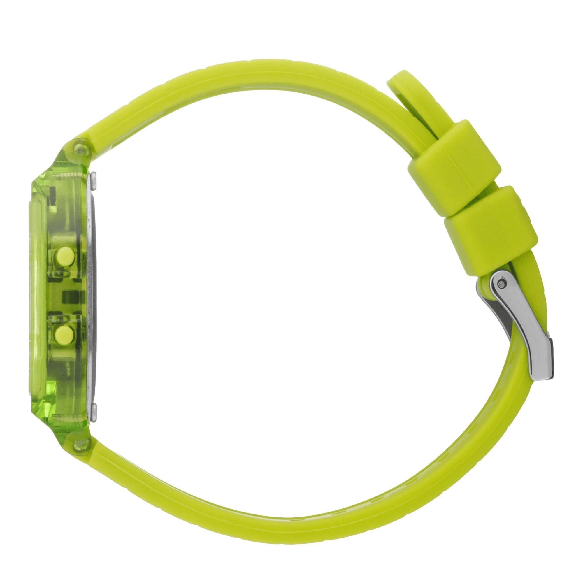 ICE Digit Retro Green Lime Clear Silicone Strap Digital Unisex Watch 022890 - Image 8