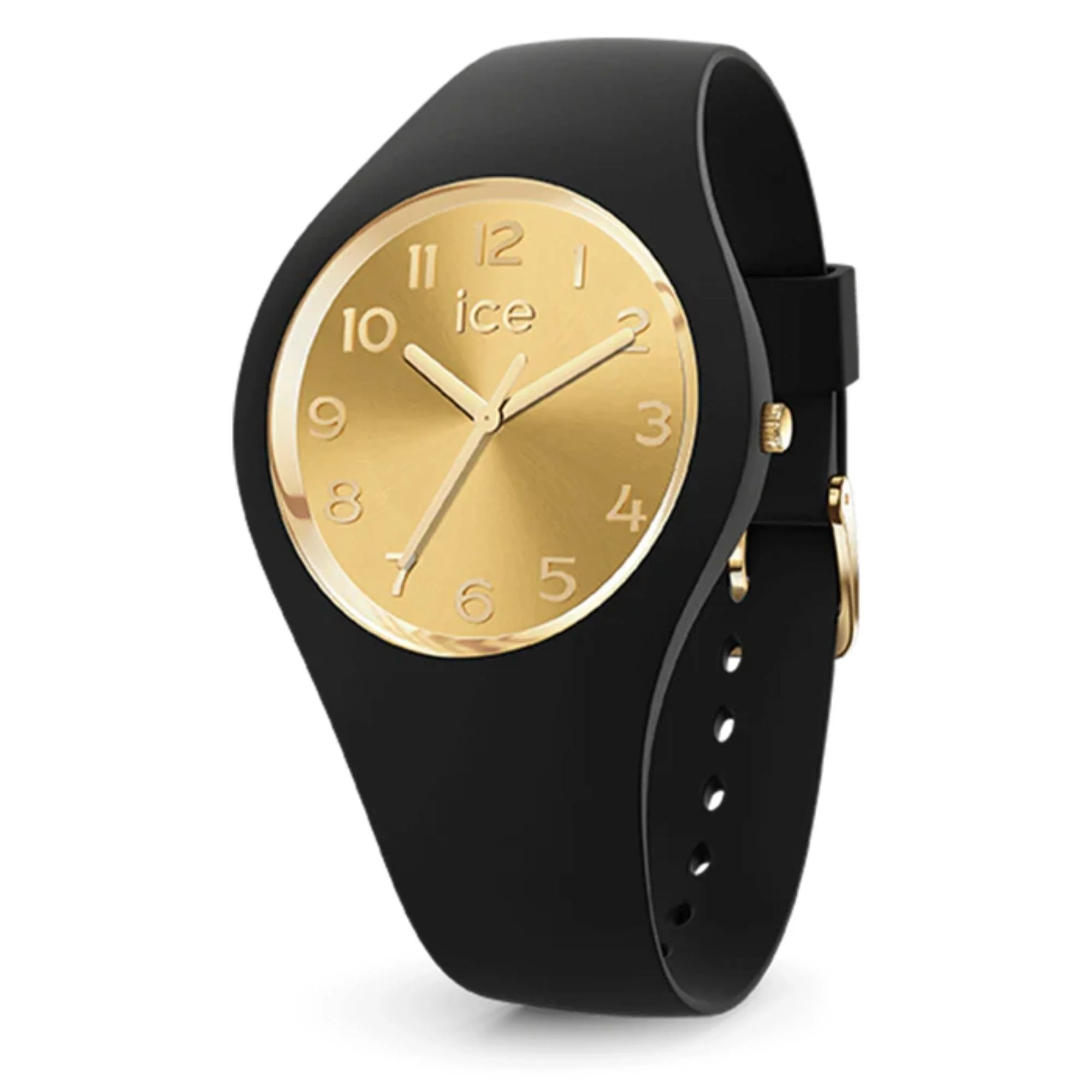ICE Glam Black Chic 3H Silicone Strap Analog Women’s Watch S37 022584 - Image 2