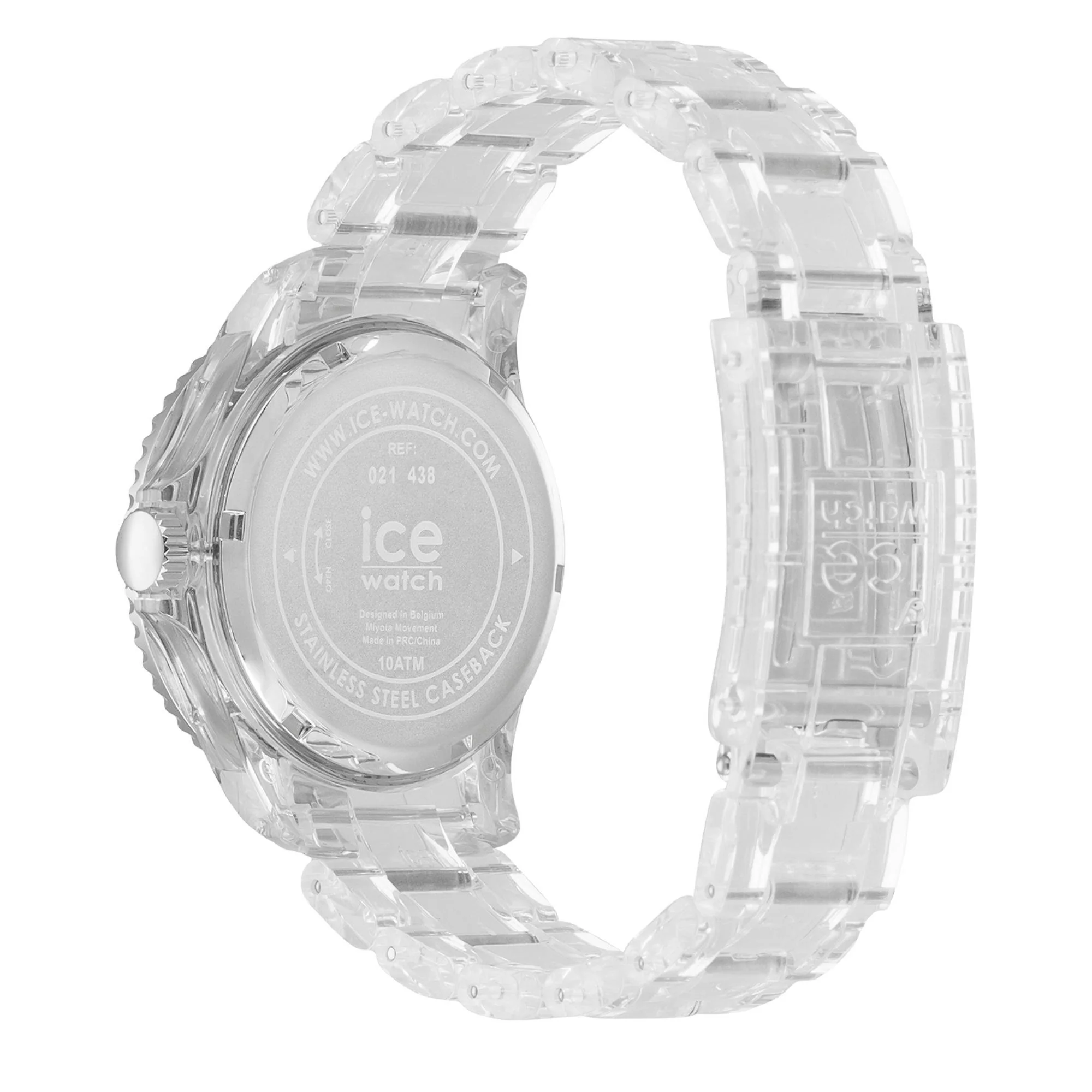 ICE Clear Sunset Yoga Multicolor Gradient Dial Silicone Strap Unisex Watch 021438 - Image 5
