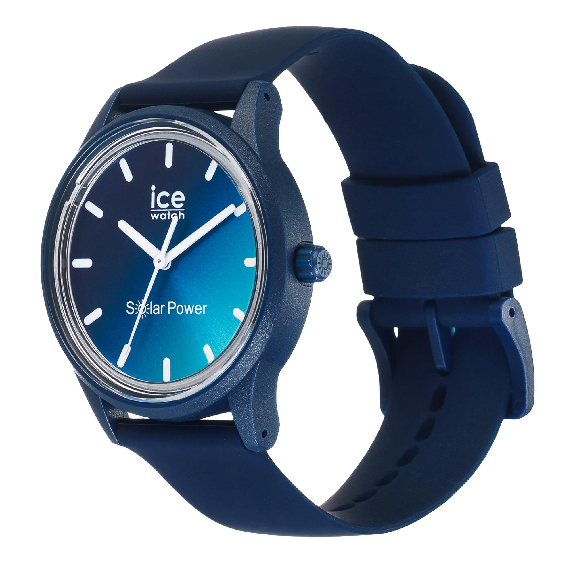 ICE Watch ICE Solar Power Blue Sunset Dial Silicone Strap Watch 020604 - Image 2