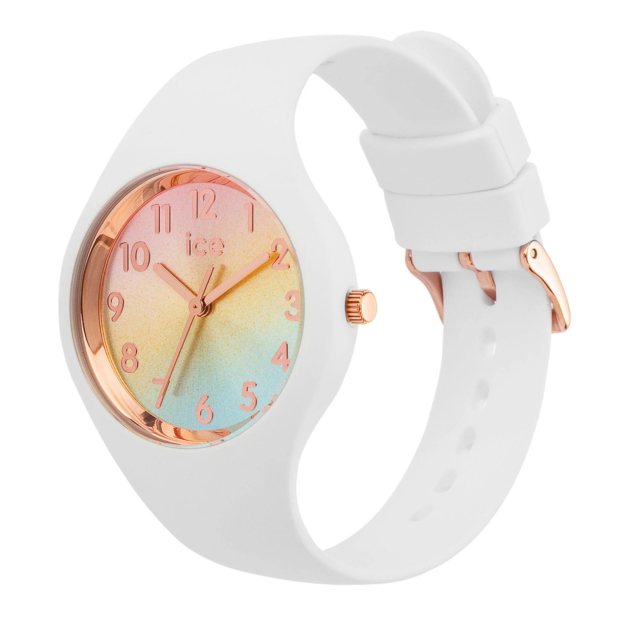 ICE Watch ICE Sunset Rainbow Dial Silicone Strap Watch 015743 - Image 2
