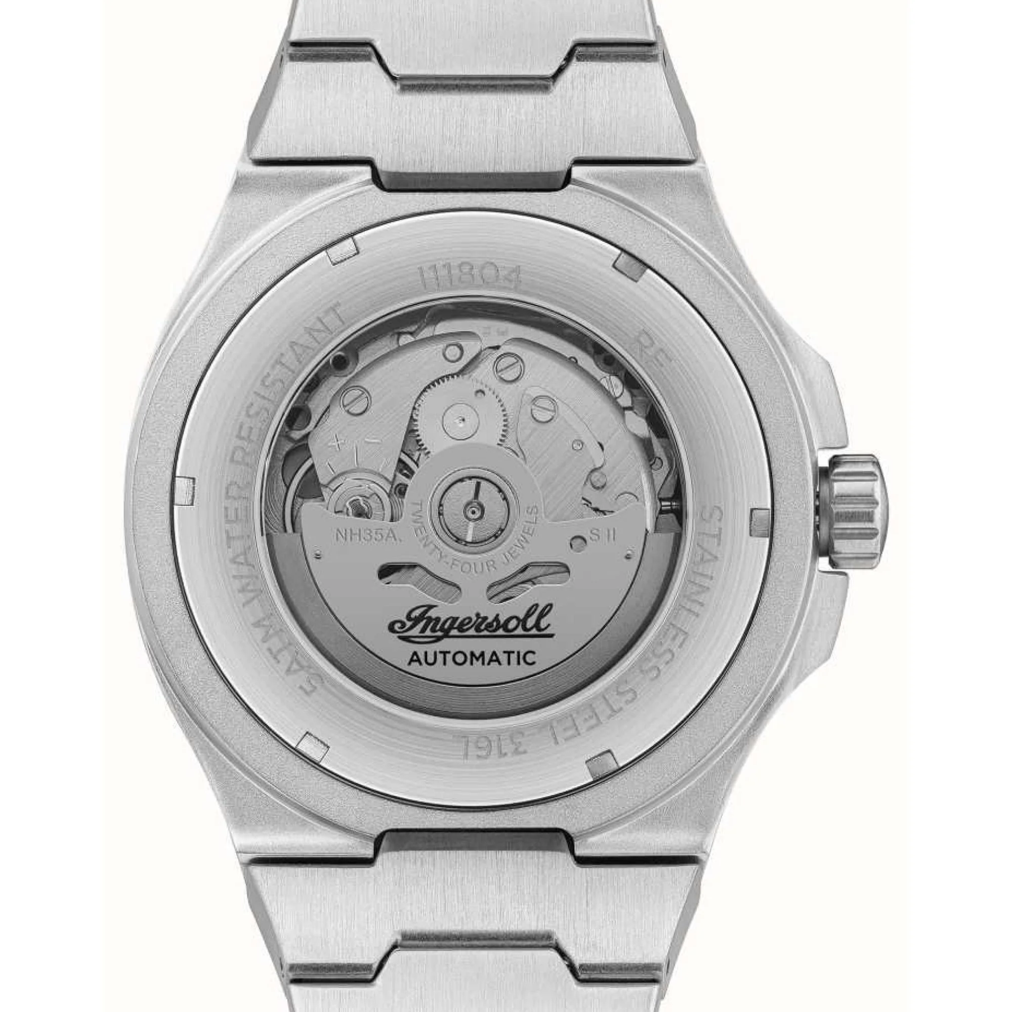 Ingersoll The Catalina 1892 Automatic Turquoise Dial Steel Bracelet Men's Watch I11804 - Image 10