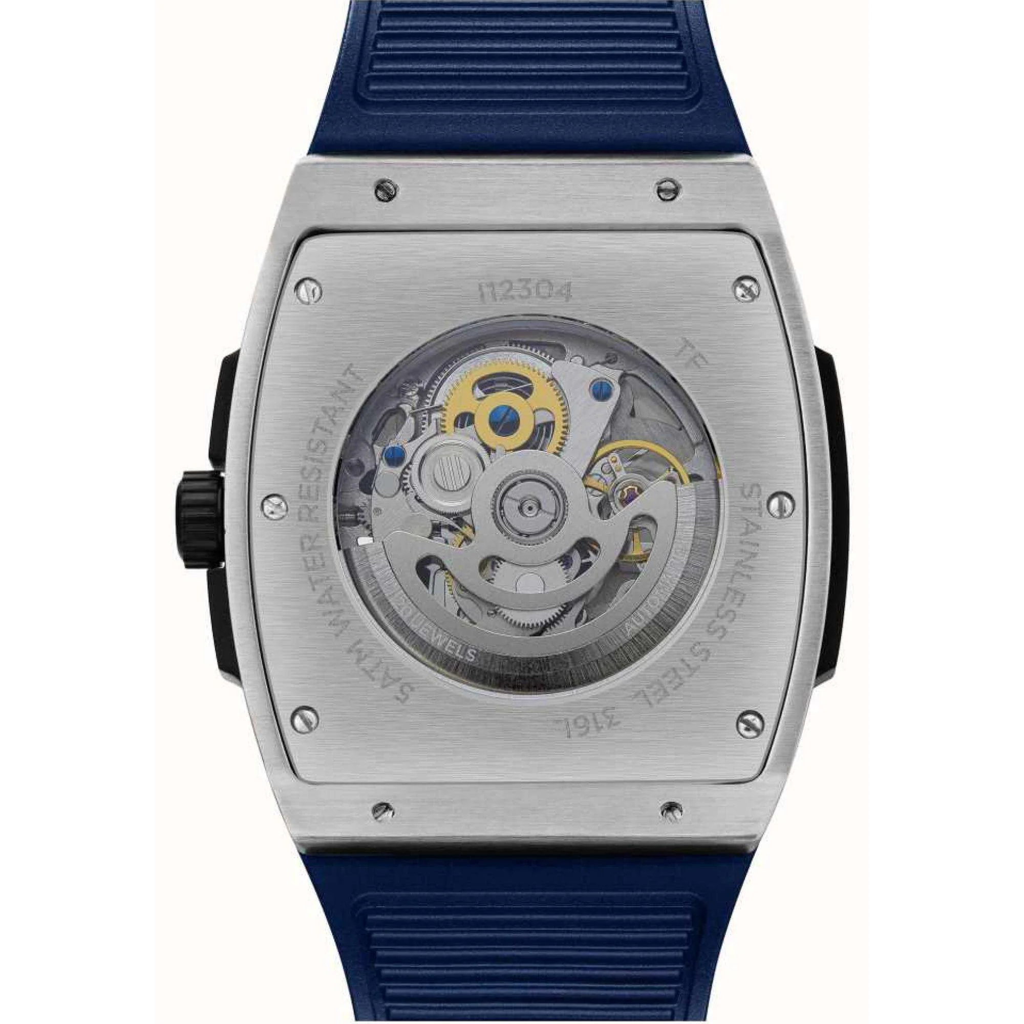 Ingersoll The Challenger 1892 Automatic Blue Dial and Blue PU Strap Men's Watch I12304 - Image 4