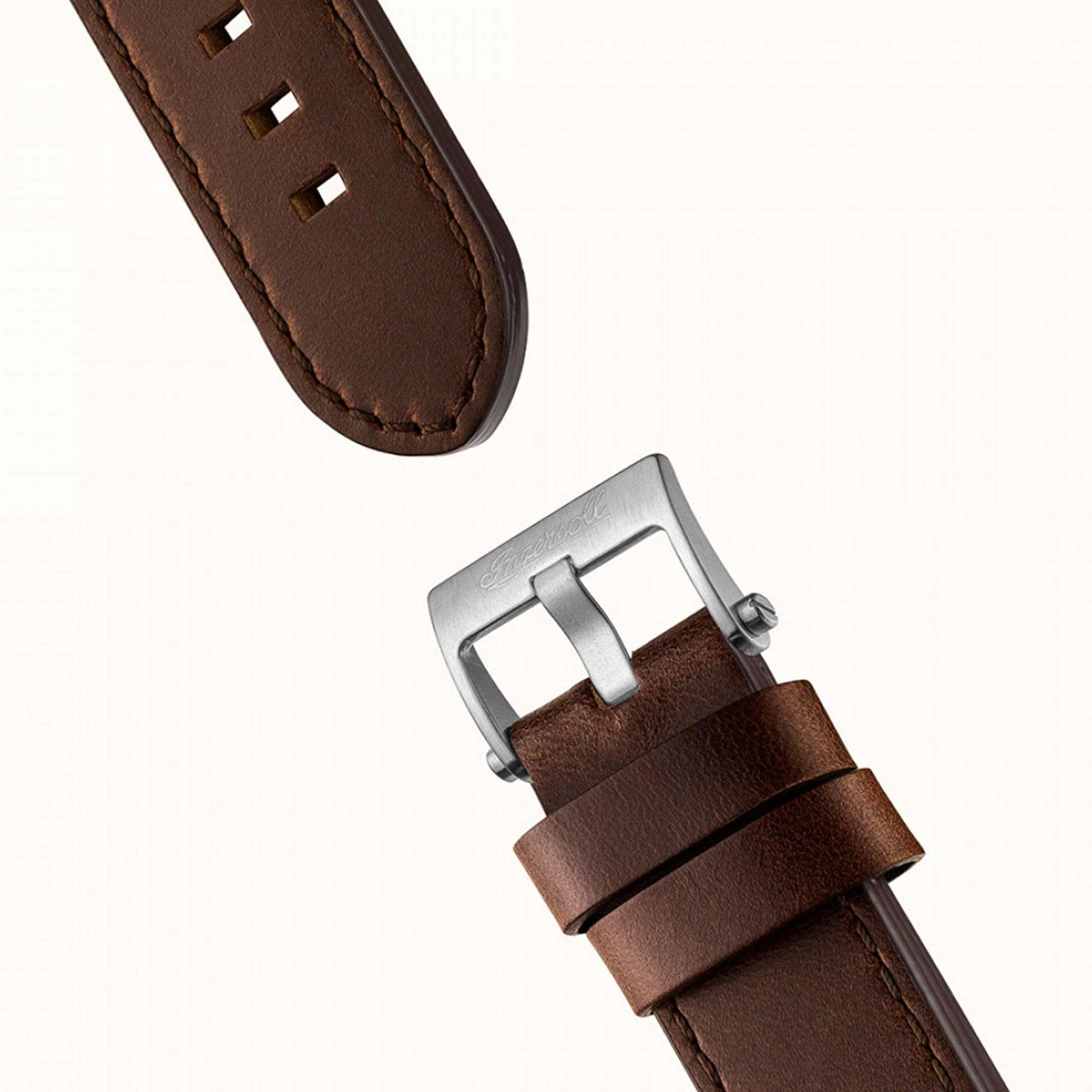 Ingersoll The Director Automatic Black Dial Brown Leather Strap Men's Watch I09901 - Image 6
