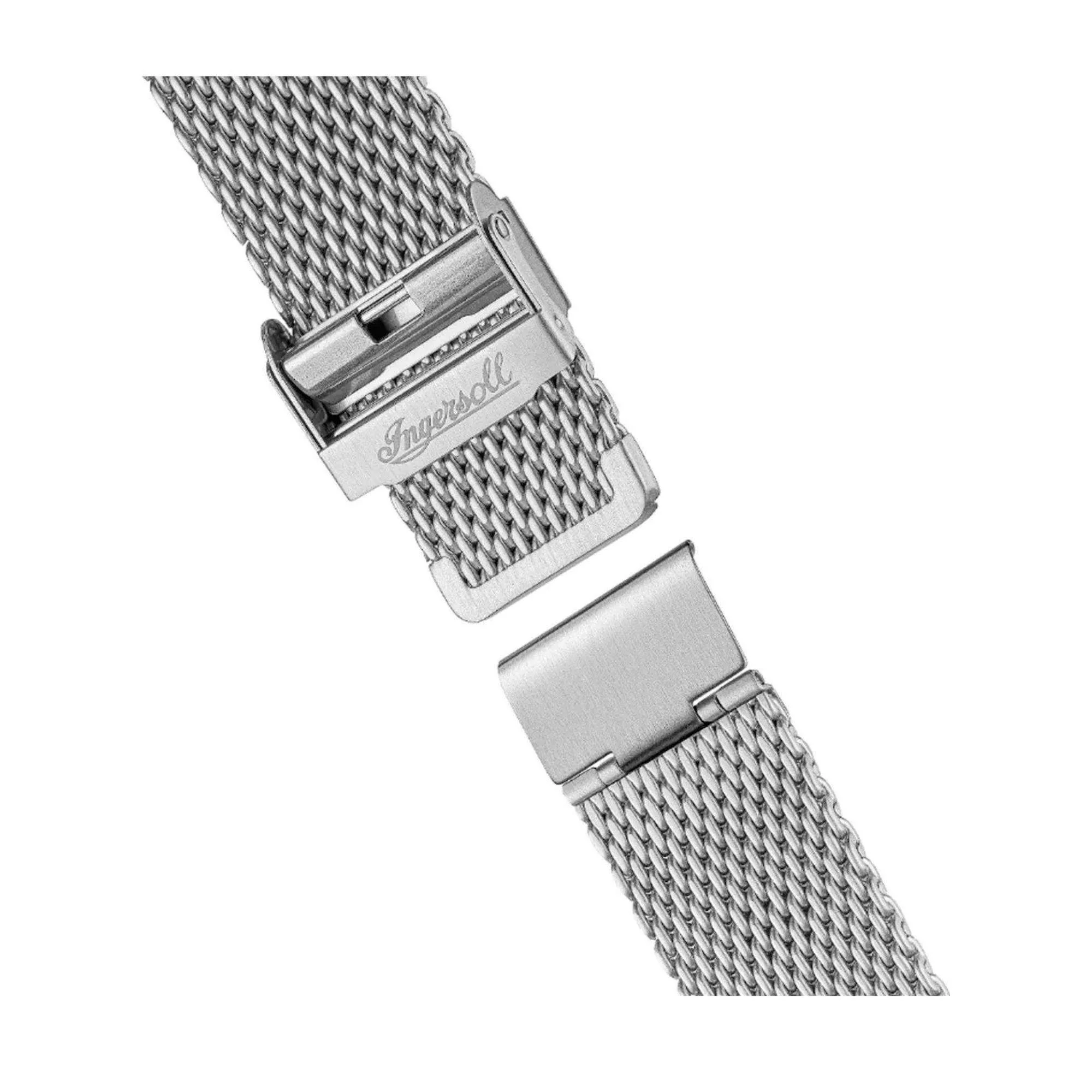 Ingersoll The Scovill 1892 Automatic Black Dial Steel Bracelet Men's Watch I13903 - Image 5